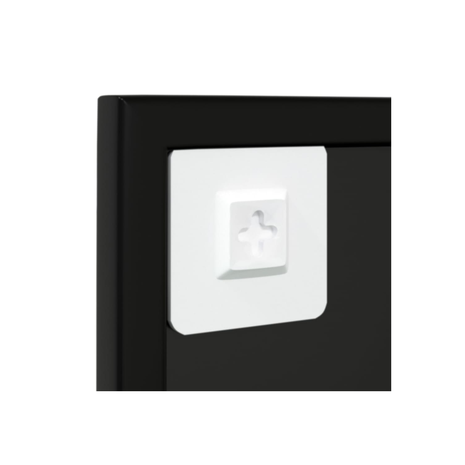 vidaXL Wall Mirrors 2 pcs Black 80x60 cm Metal