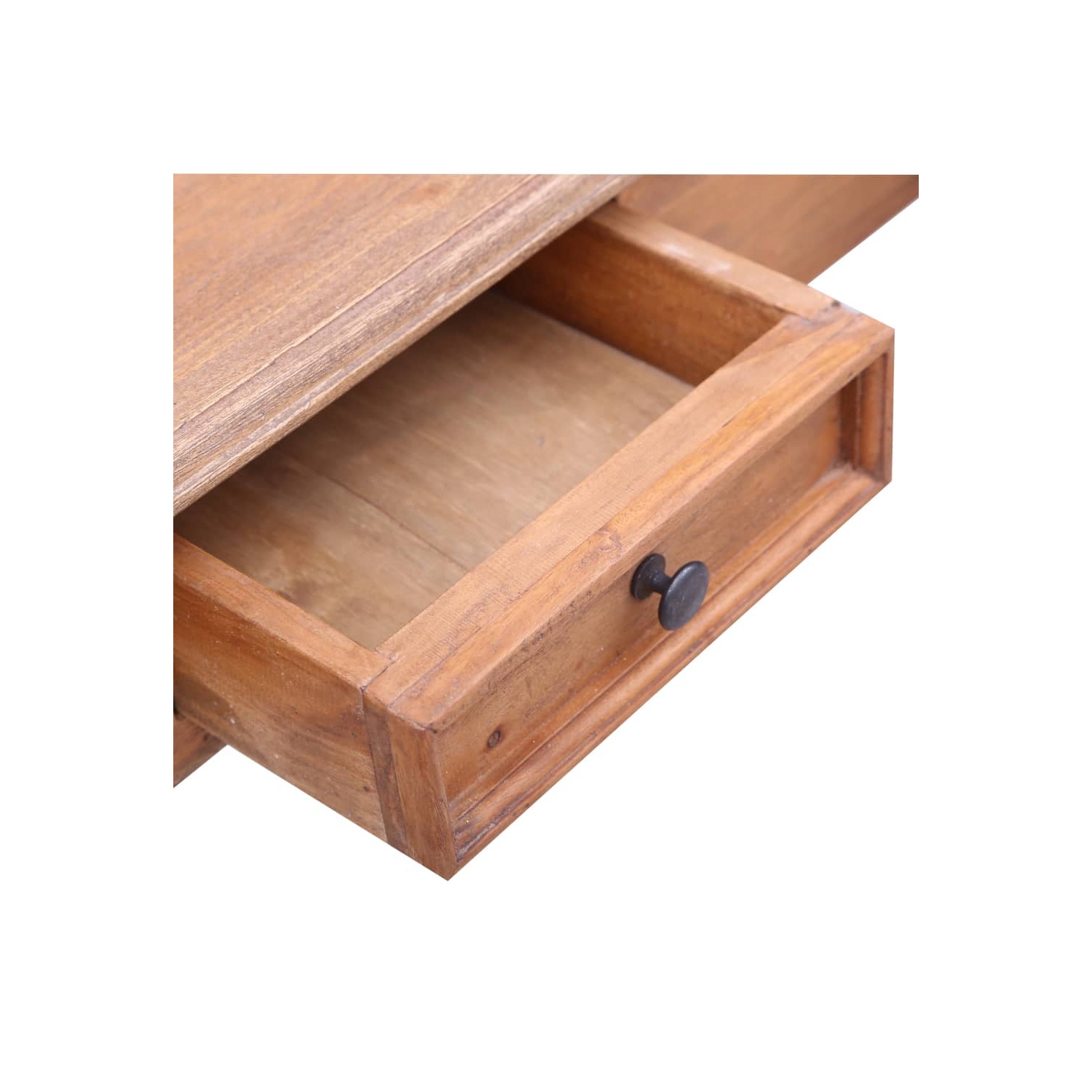 vidaXL Writing Desk with Drawers 90x50x101 cm Solid Mahogany Wood