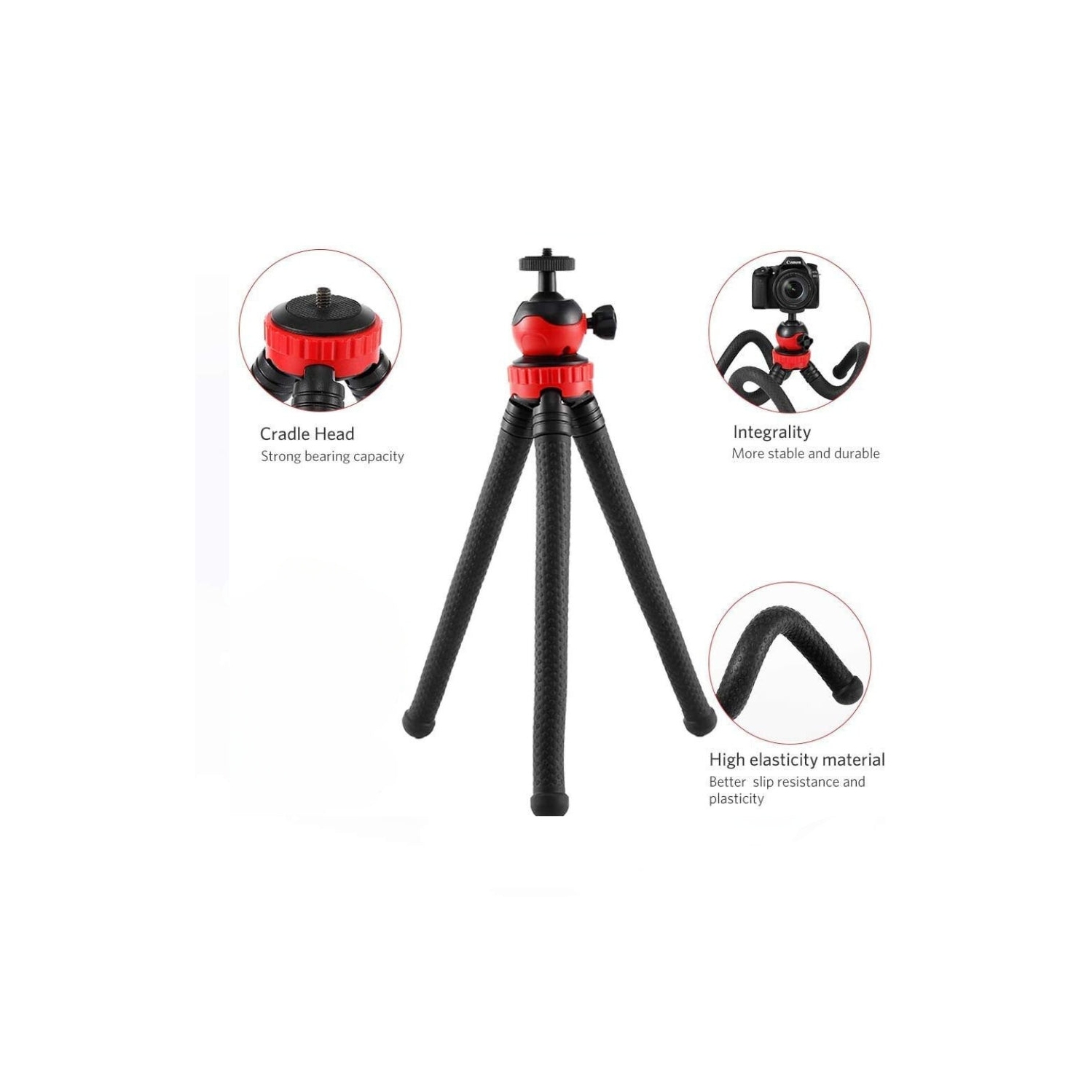 Flexible Tripod for iPhone & Cameras