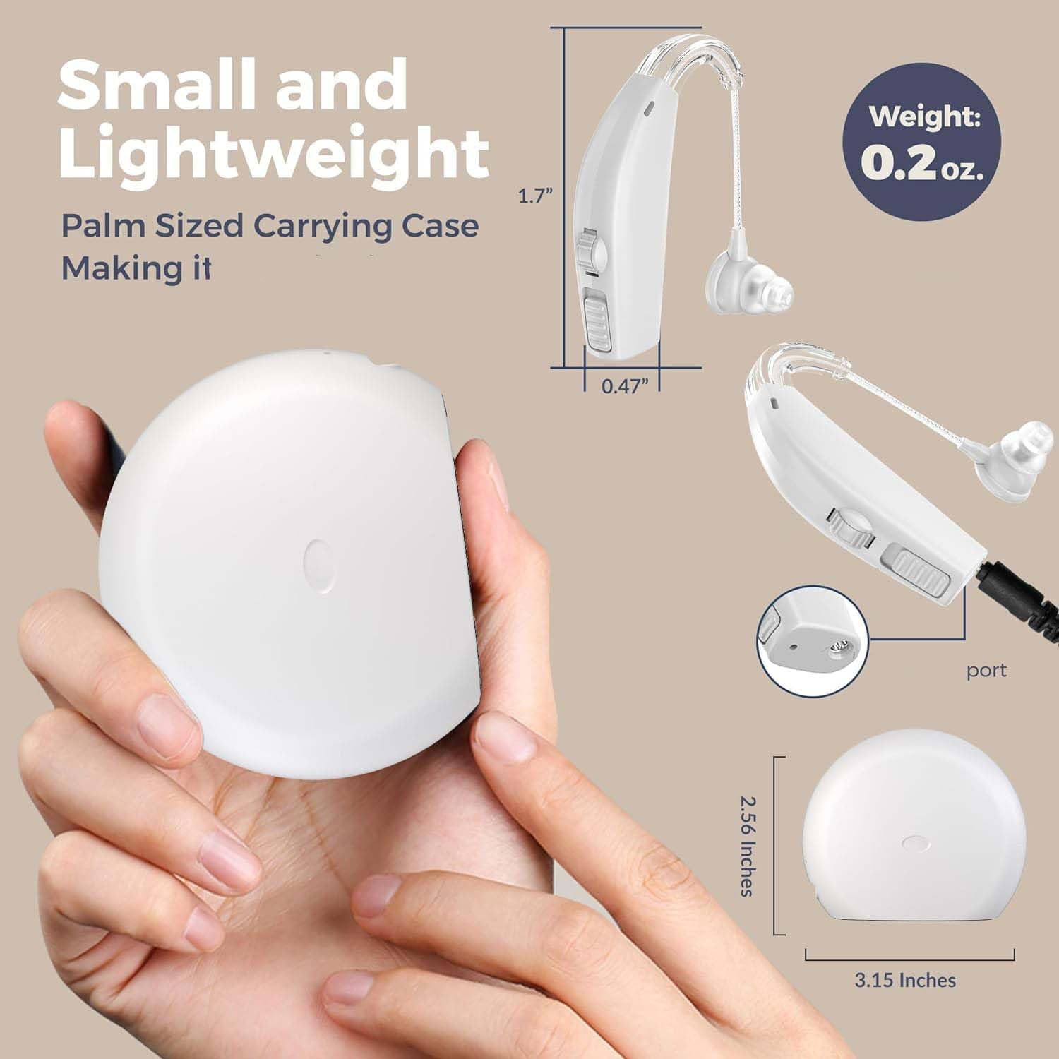 Amplificateur d'audition numérique - amplificateur d'amplification auditive personnel, amplificateur d'audition numérique rechargeable avec autonomie