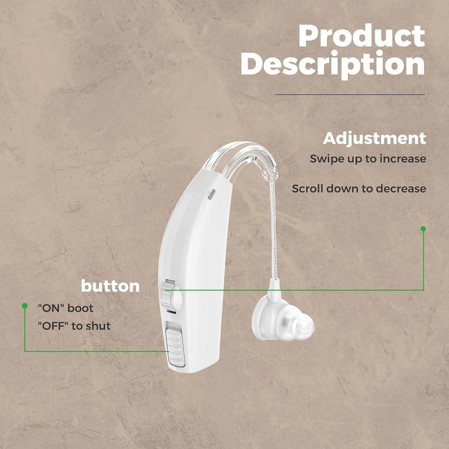 Amplificateur d'audition numérique - amplificateur d'amplification auditive personnel, amplificateur d'audition numérique rechargeable avec autonomie