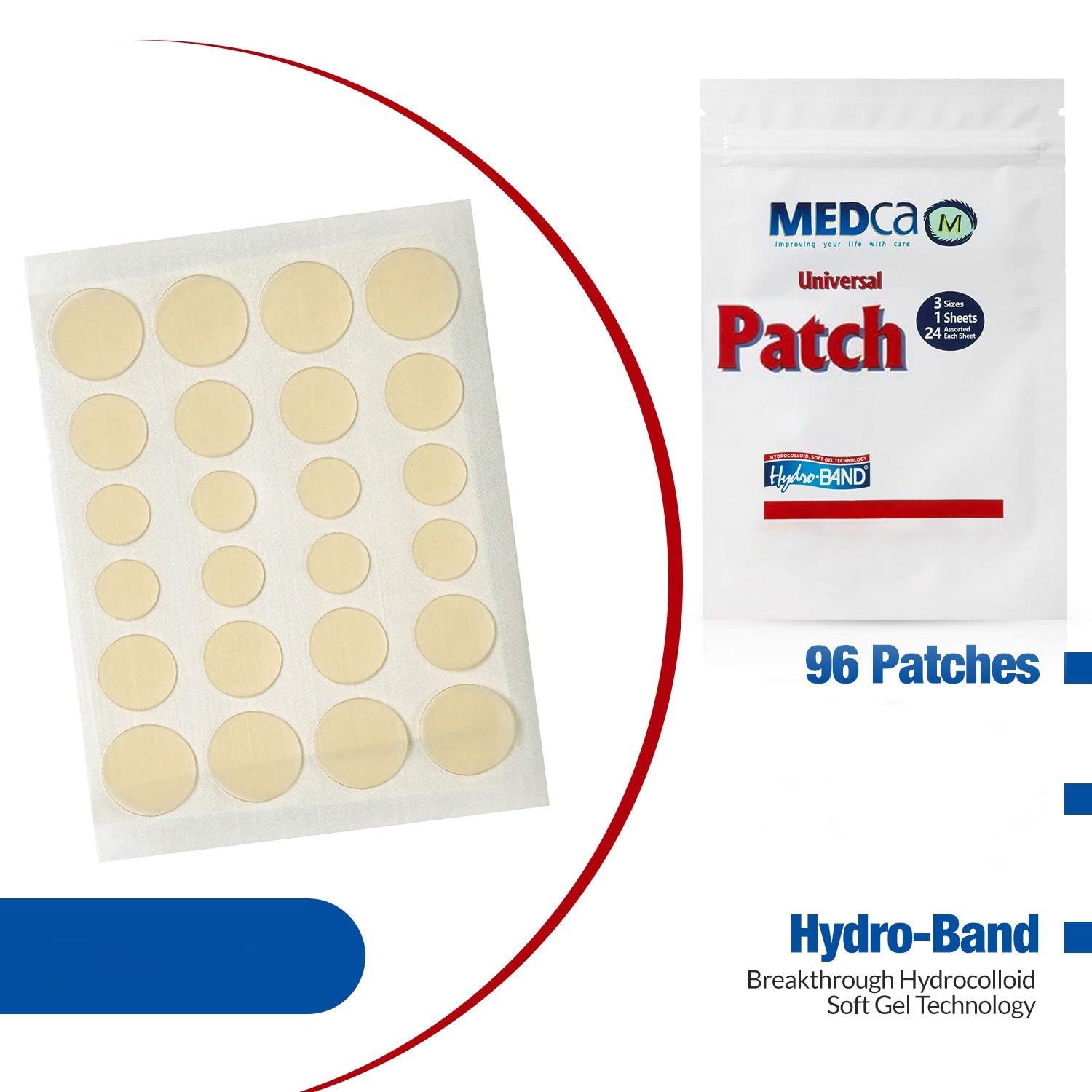 Acne Absorbing Covers - Hydrocolloid Acne Care Bandages 3 Universal Patch Sizes, Acne Blemish Treatment for Face & Skin Spot Pore Patch Conceals,