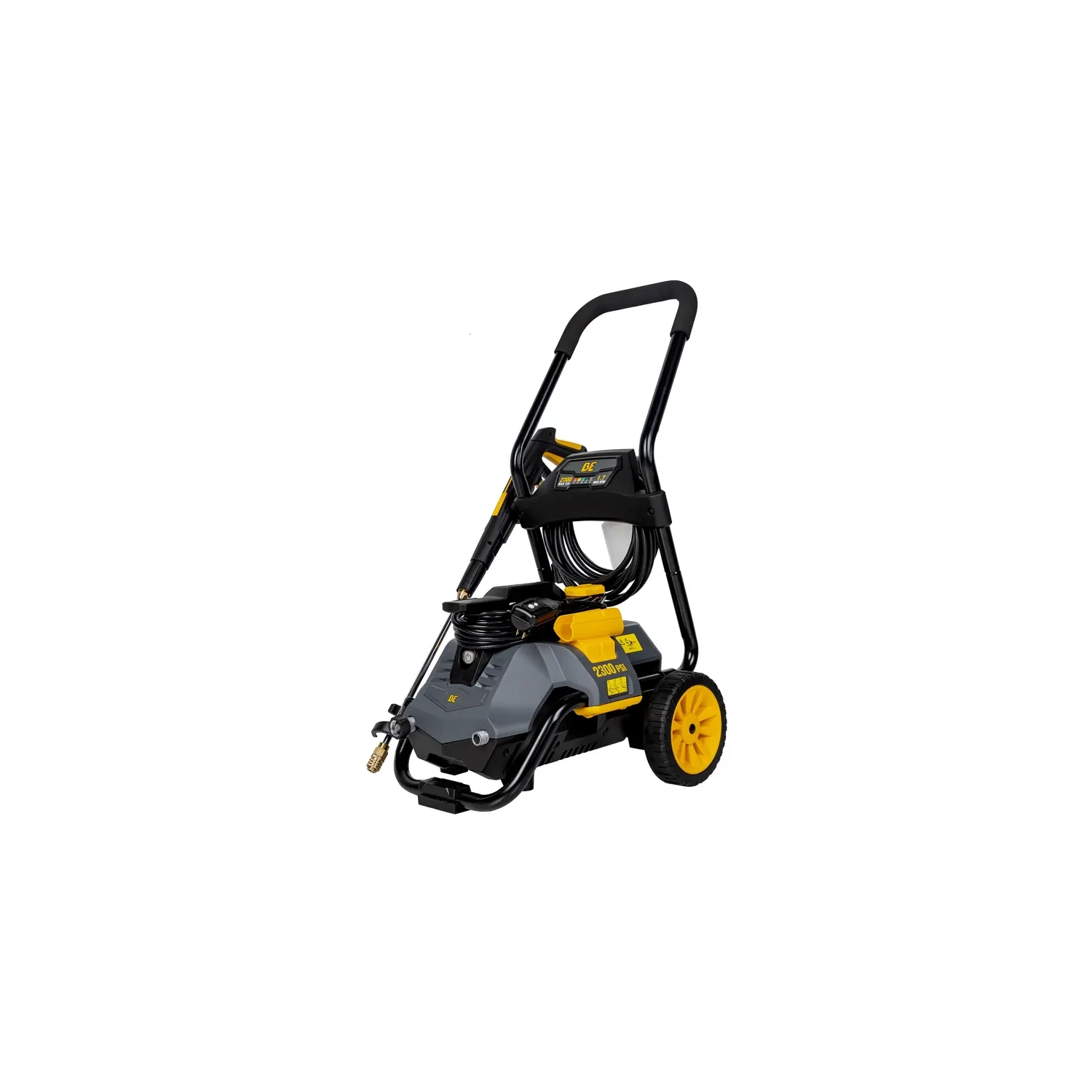 BE Electric Pressure Washer 2.300 lb/po² - pulvérisateur électrique de 1,7 gal/min avec moteur de mise en situation et pompe axiale AR