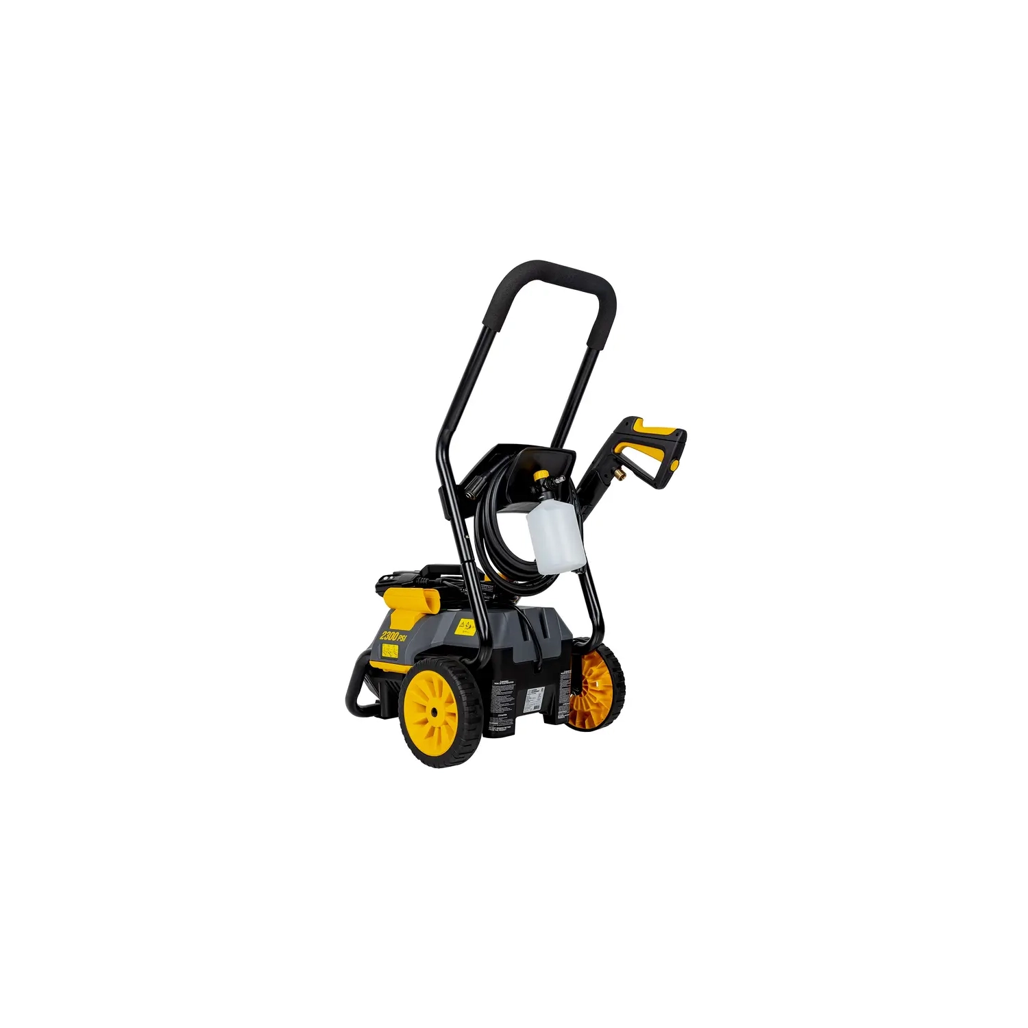 BE Electric Pressure Washer 2.300 lb/po² - pulvérisateur électrique de 1,7 gal/min avec moteur de mise en situation et pompe axiale AR