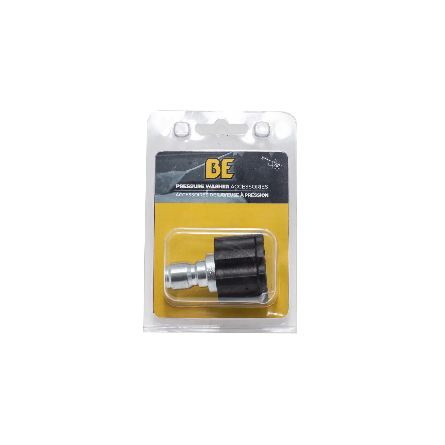 Pressure washer fitting NIPPLE, 3/8"Q/CxM22 PKGD