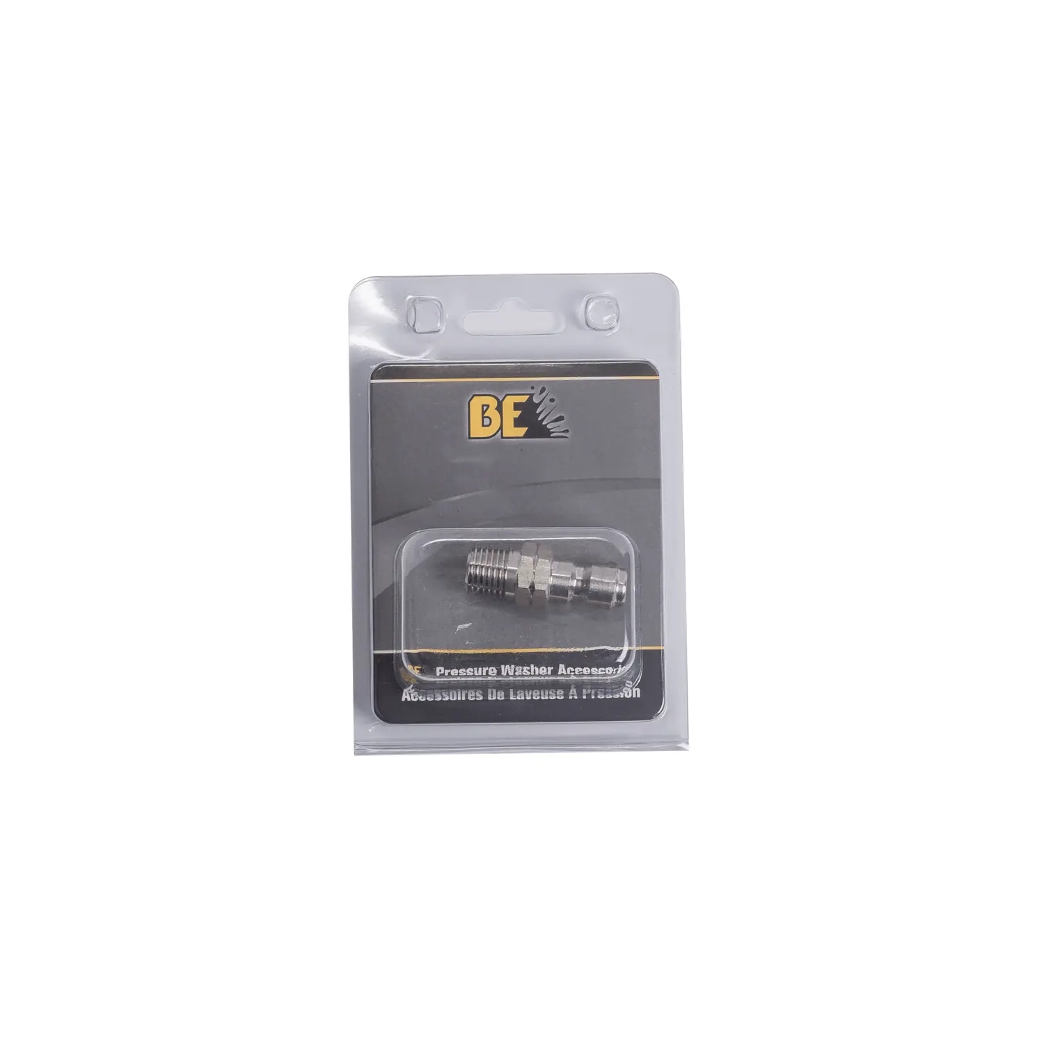 Pressure washer fitting PLUG, 1/4"QD MNPT PKG