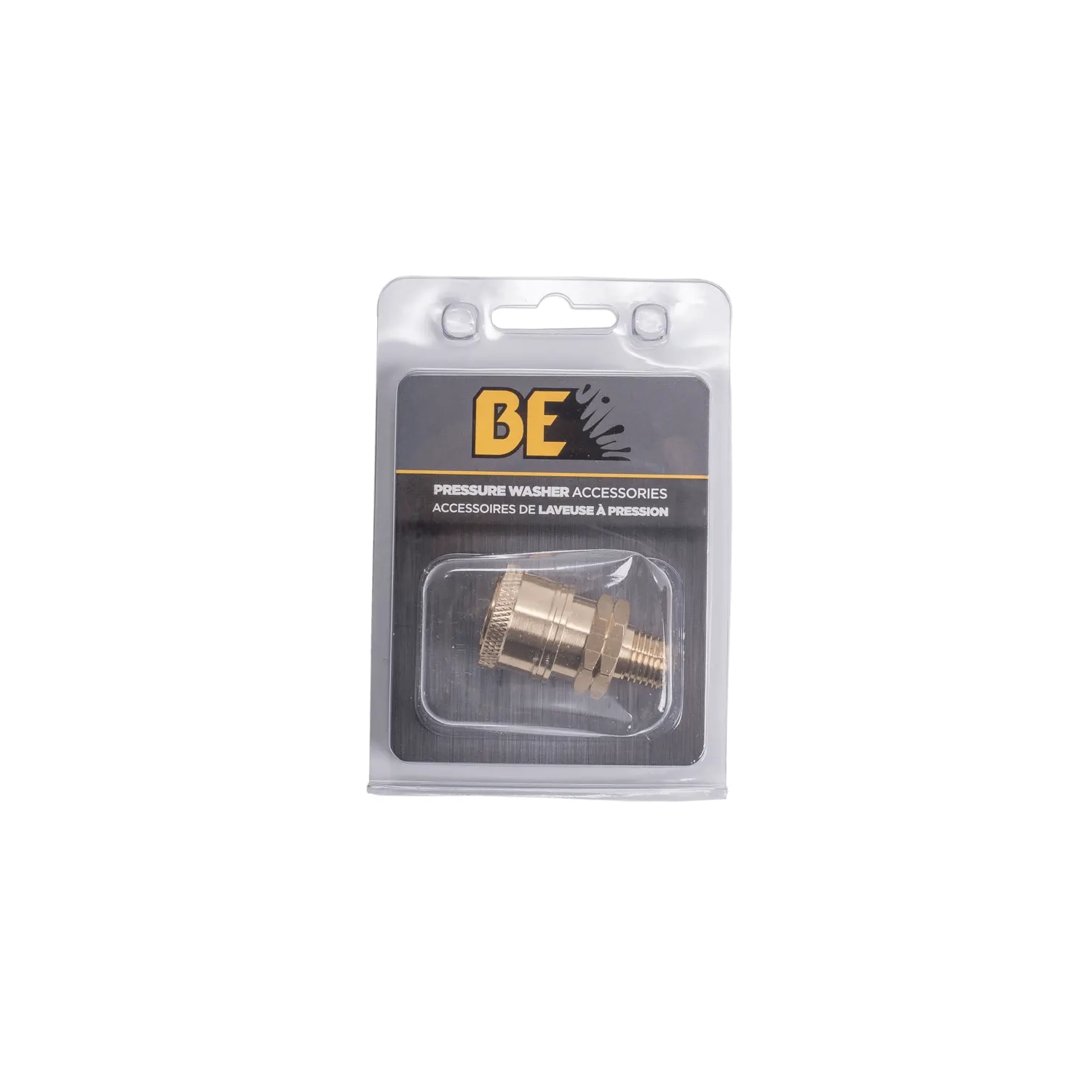Pressure washer fitting COUPLER, 1/4"QC MNPT PKG