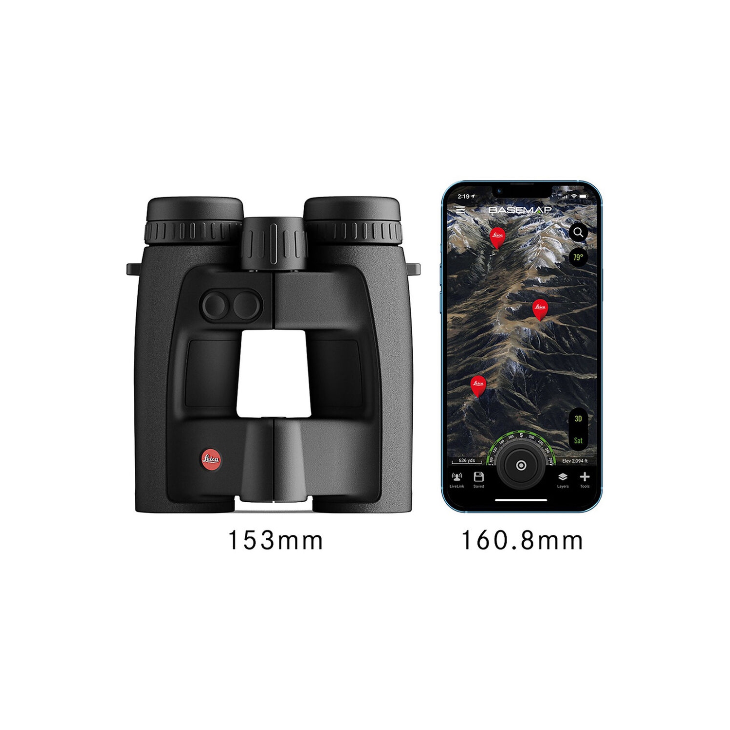 Jumelles Rangefinder 10x32 Geovid Pro de Leica + adaptateur de trépied + sac à dos + plus