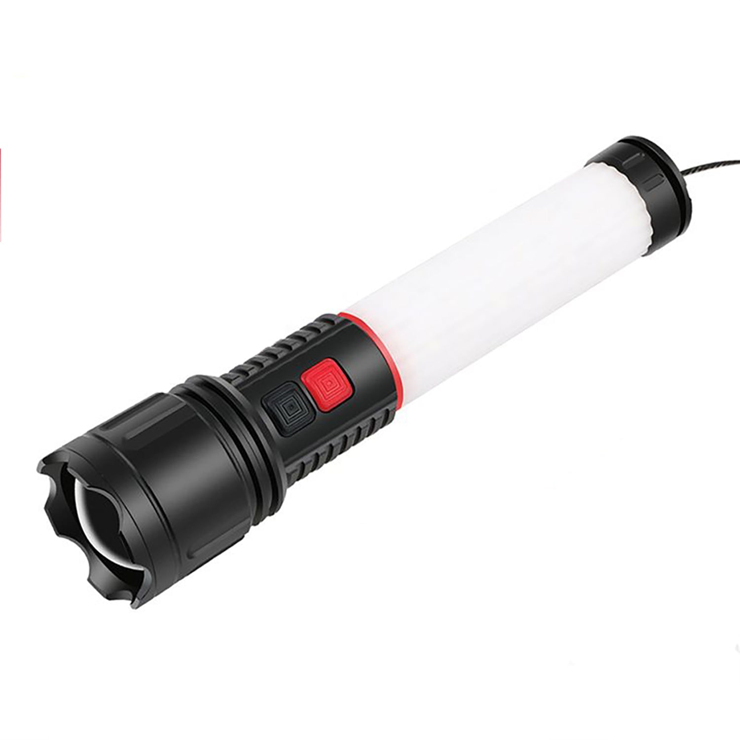 RCA - LED Flashlight and Lantern with 2000mAh Charging Bank, Rechargeable