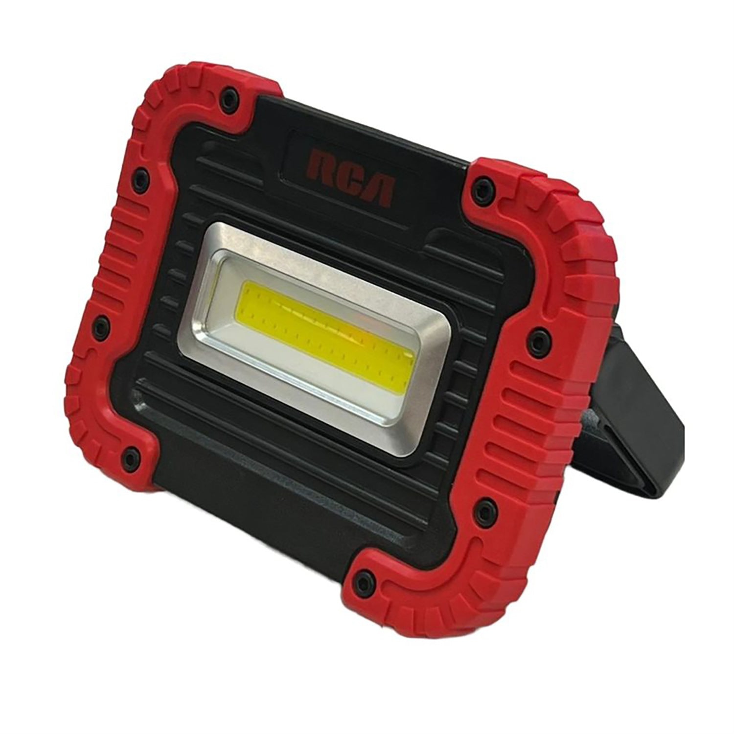 RCA - Rechargeable COB LED Work Light with 1200mAh Power Bank, 600 Lumens