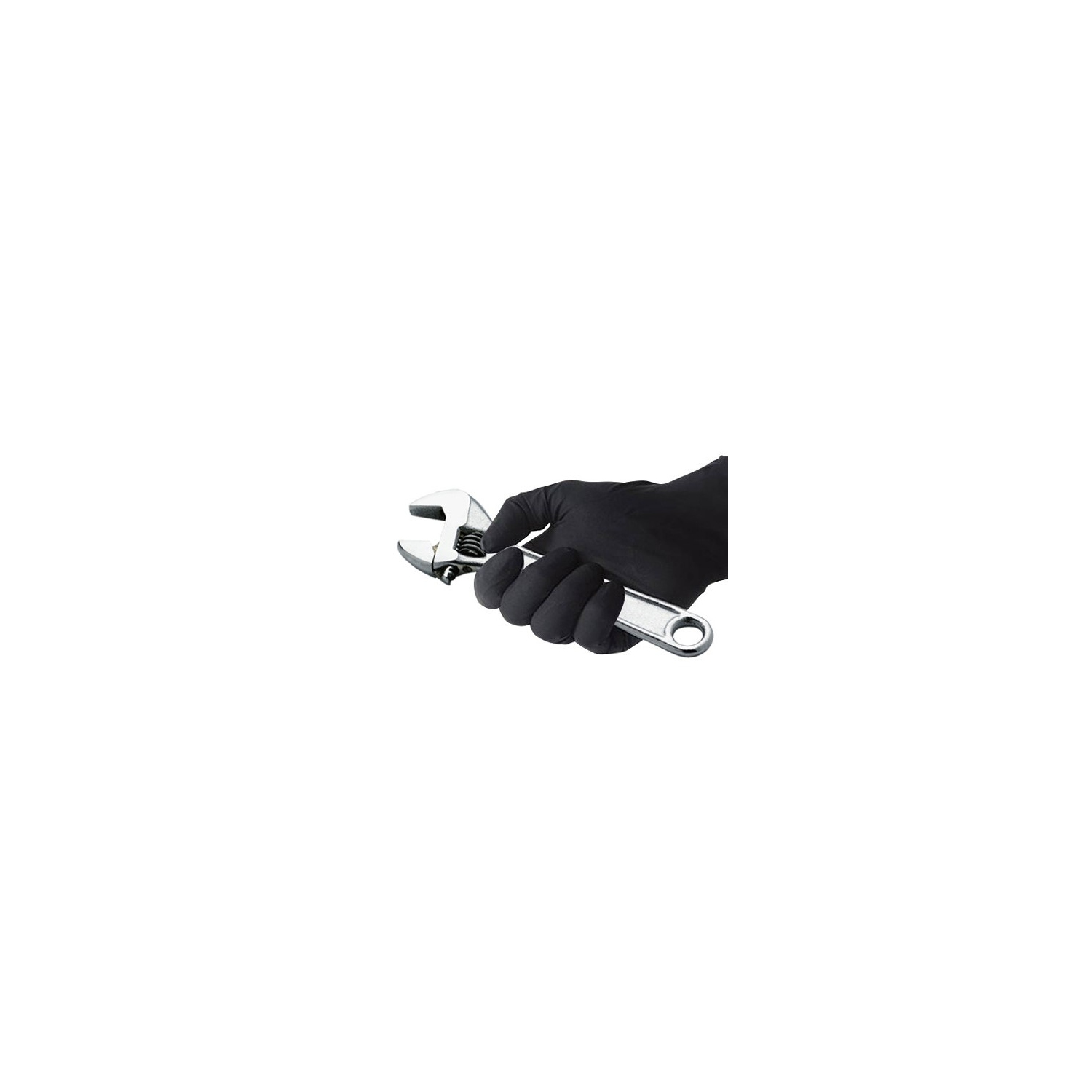 TightGripps 8mil black Nitrile gloves Large