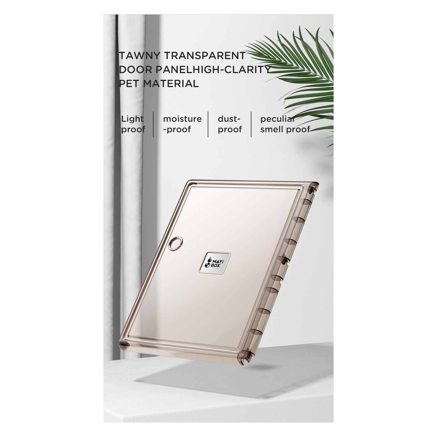 AntBox Shoe Box 10 layers 10 grids Brown, Portable Shoe Organizers Storage Boxes with Magnetic Door, Easy Assembly