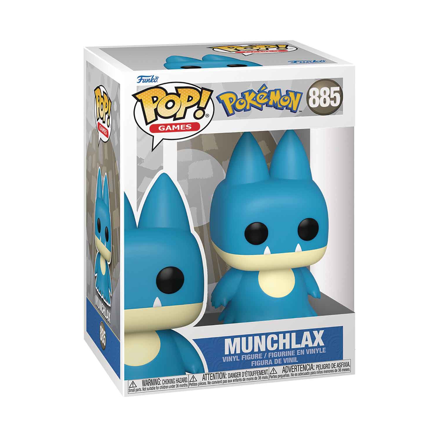 Pop Games Pokemon 3.75 Inch Action Figure - Munchlax #885