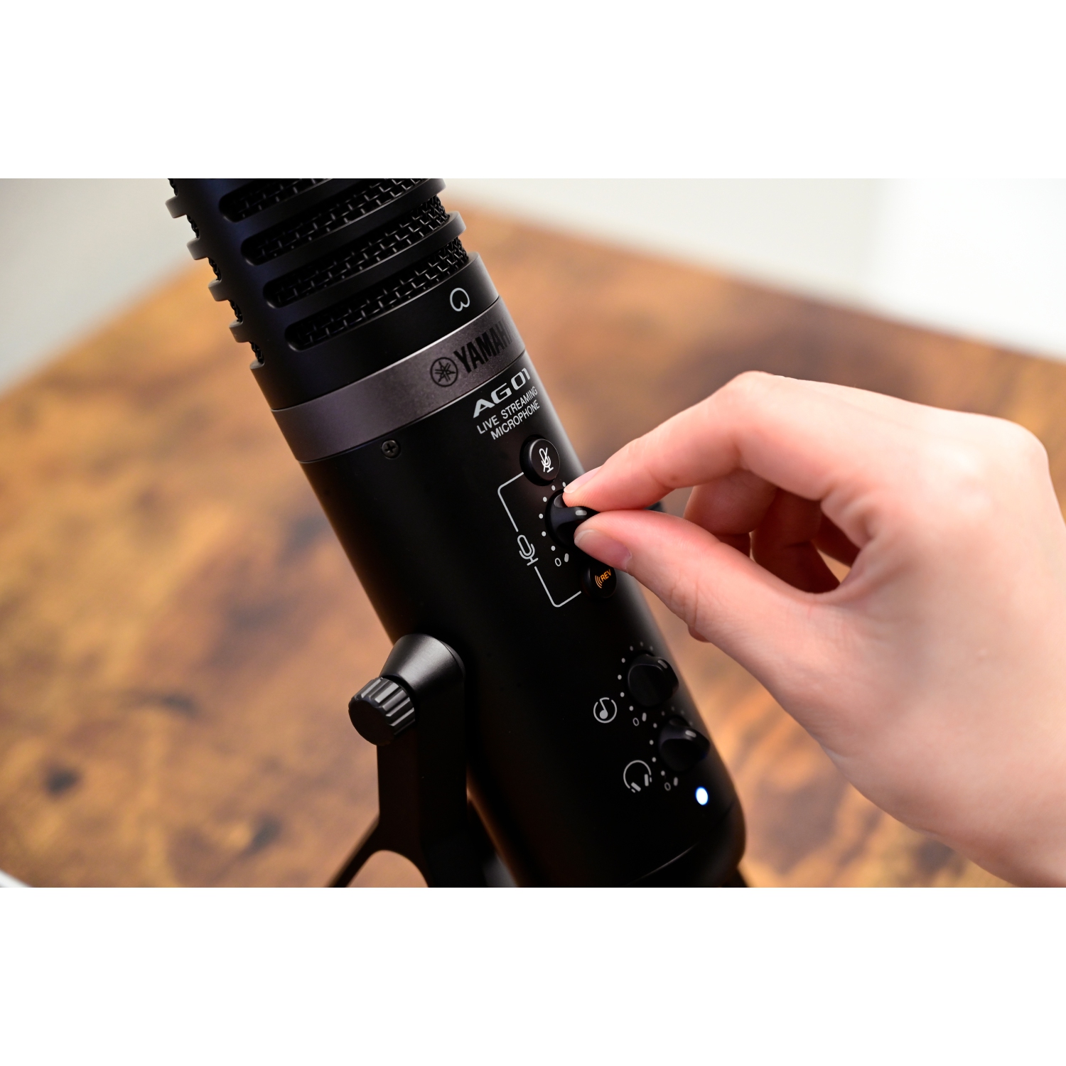 Microphone USB AG01 de Yamaha - Noir