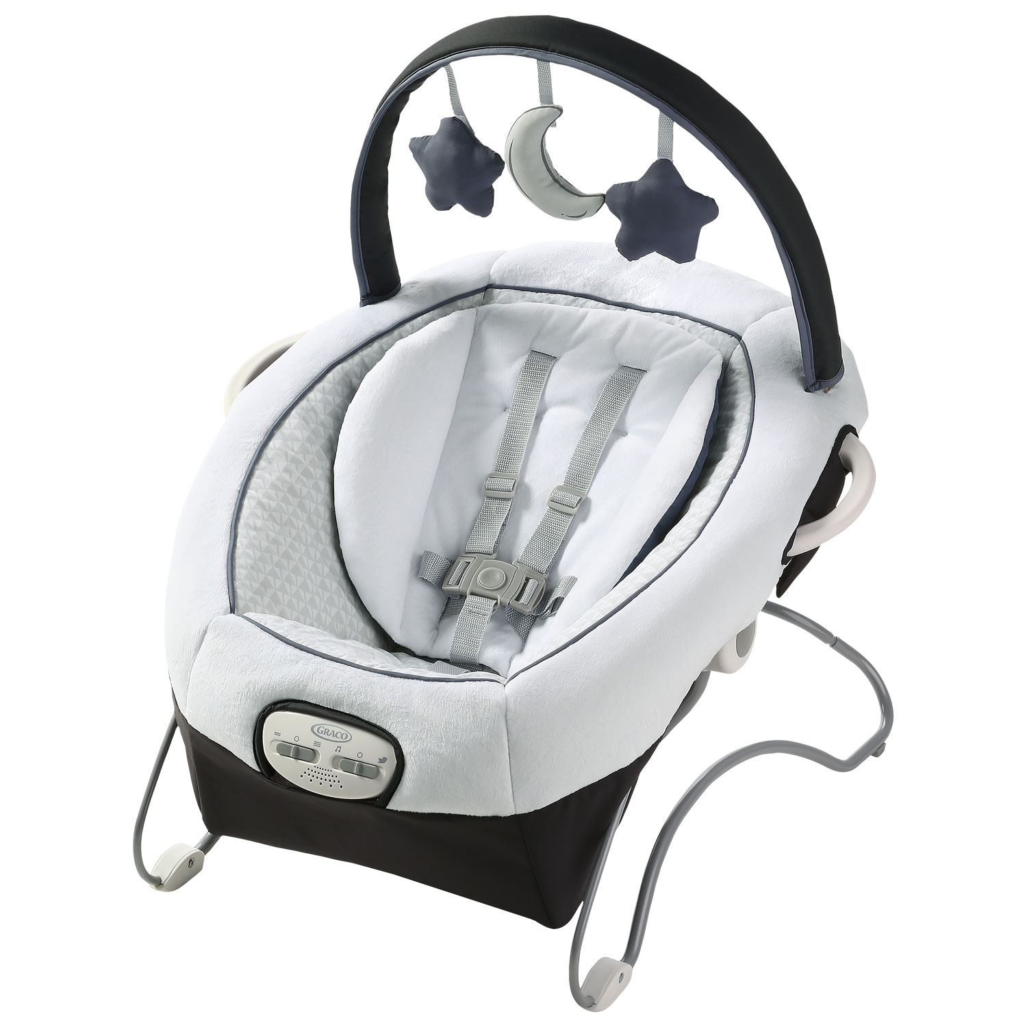 Siège pivotant Soothe 'n Sway LX avec siège rehausseur portatif de Graco