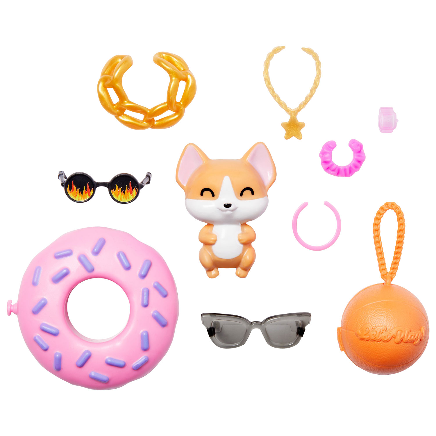 Poupée Barbie Extra avec chandail de basketball et accessoires de Mattel