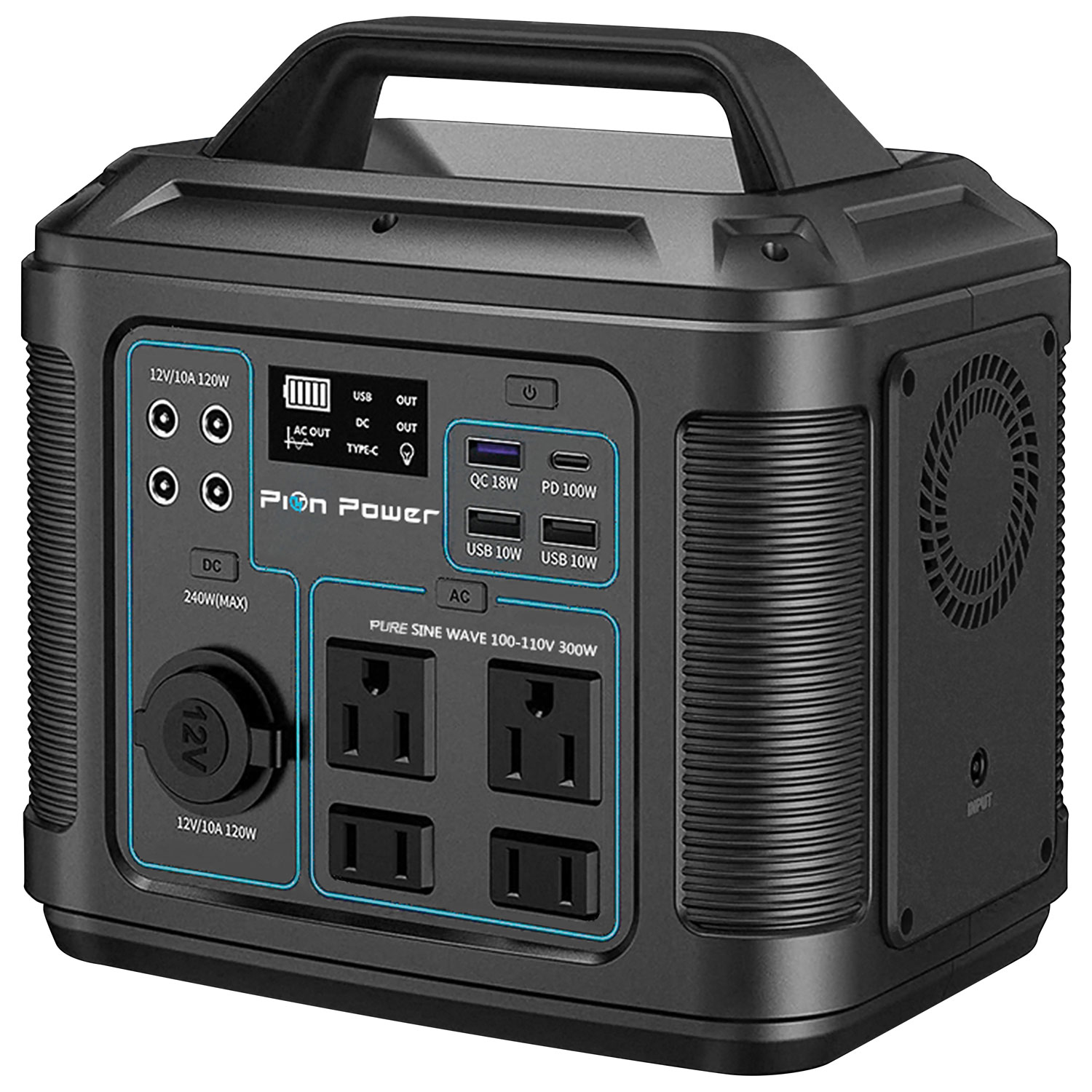 Station d'alimentation portative P302 de Pion Power - 300 W