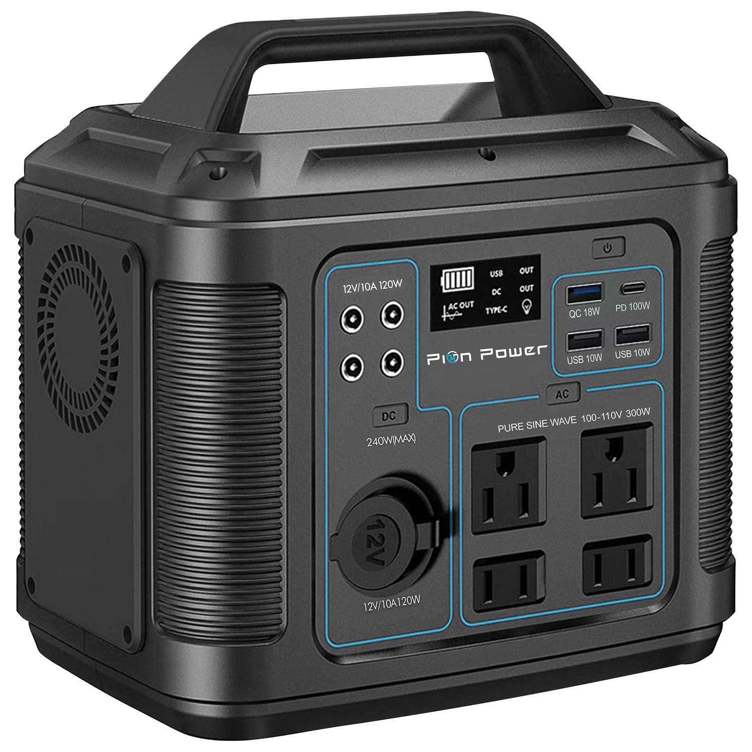 Station d'alimentation portative P302 de Pion Power - 300 W