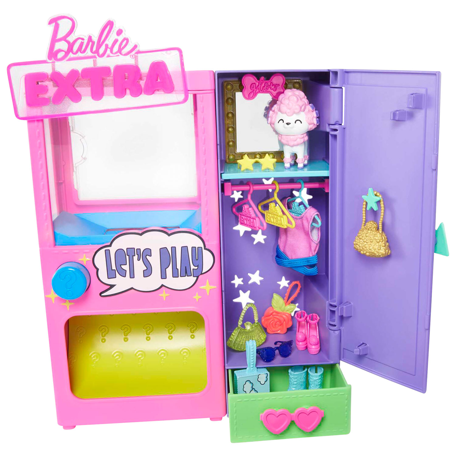 Mattel Barbie Extra Surprise Fashion Closet Playset