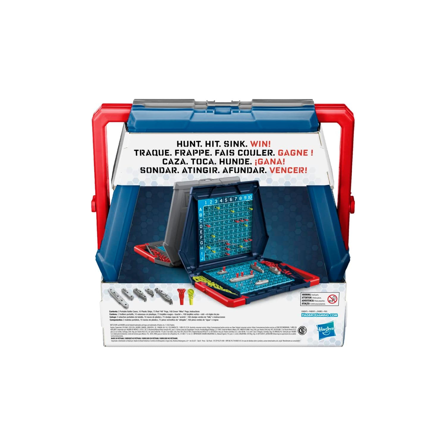 Jeu de société classique Battleship de Hasbro Gaming, jeu de stratégie pour enfants de 7 ans et plus, jeu amusant pour enfants de 2 à 6 joueurs