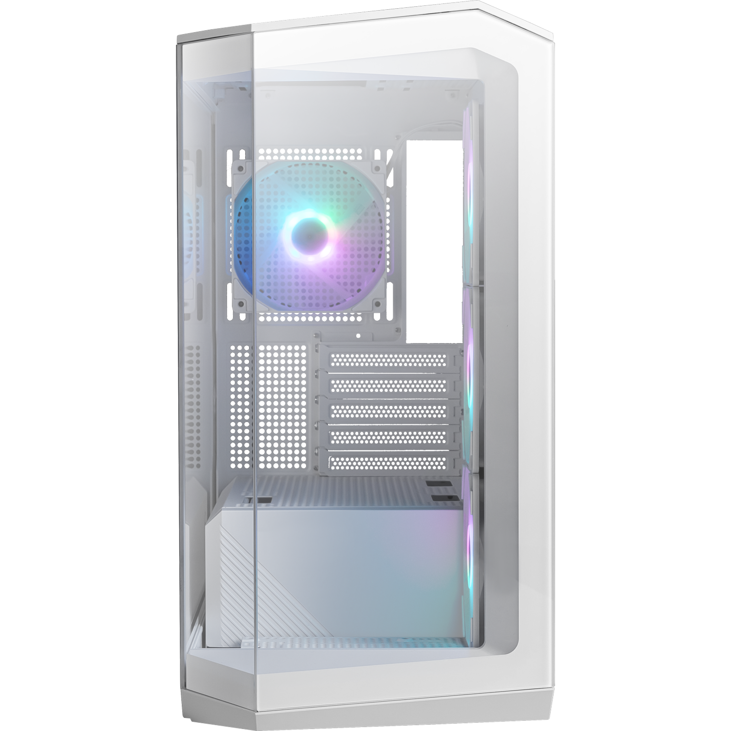 MSI MAG PANO M100R PZ White Micro ATX ARGB Gaming Case