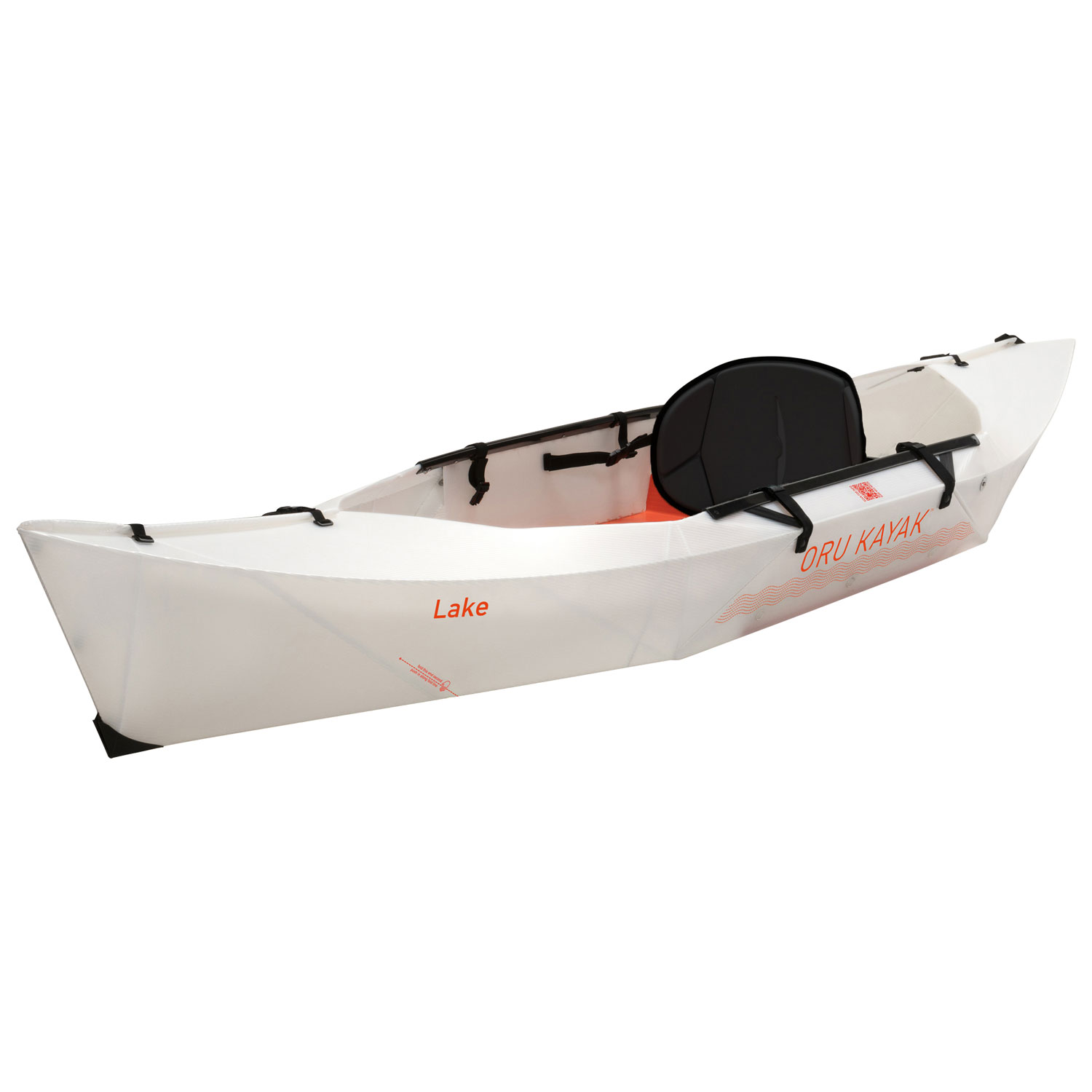 Oru Kayak Lake 9 ft. Foldable Kayak with Paddle - White