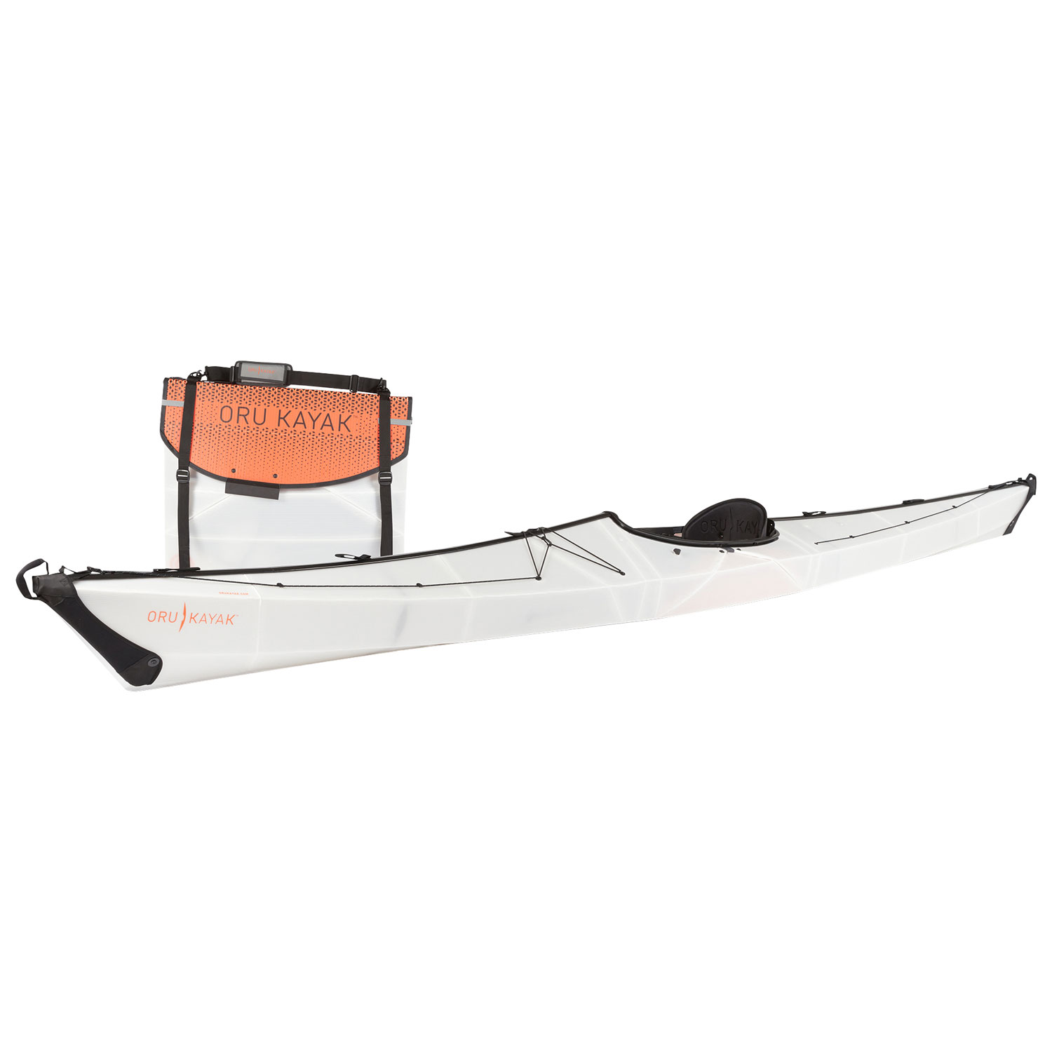 Oru Kayak Coast XT 16 ft. Foldable Kayak with Paddle - White