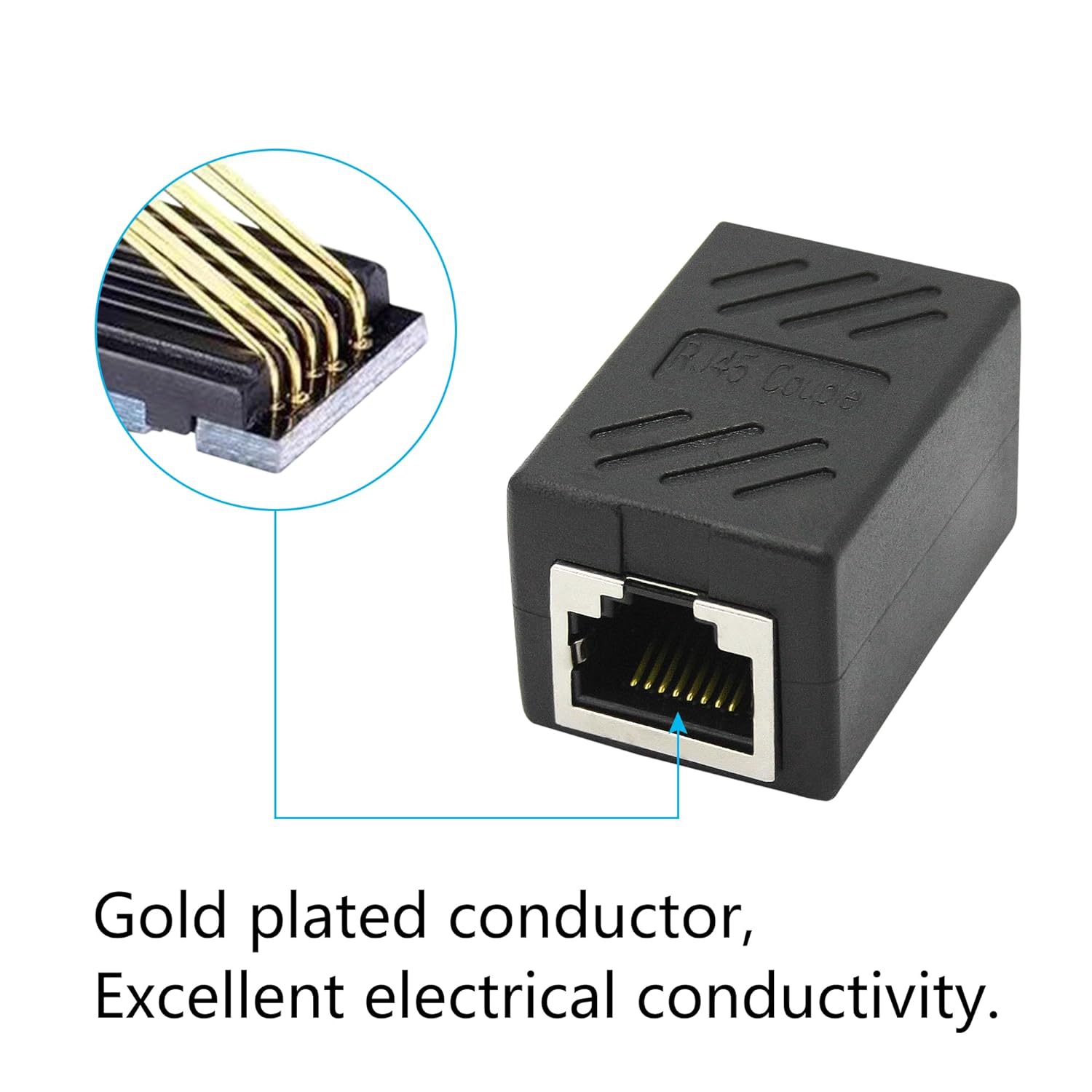 RJ45 Cat6 Coupler Ethernet Extender,Straight Through Ethernet Cable Extender Adapter cat6 cat5e cat5 Female to Female