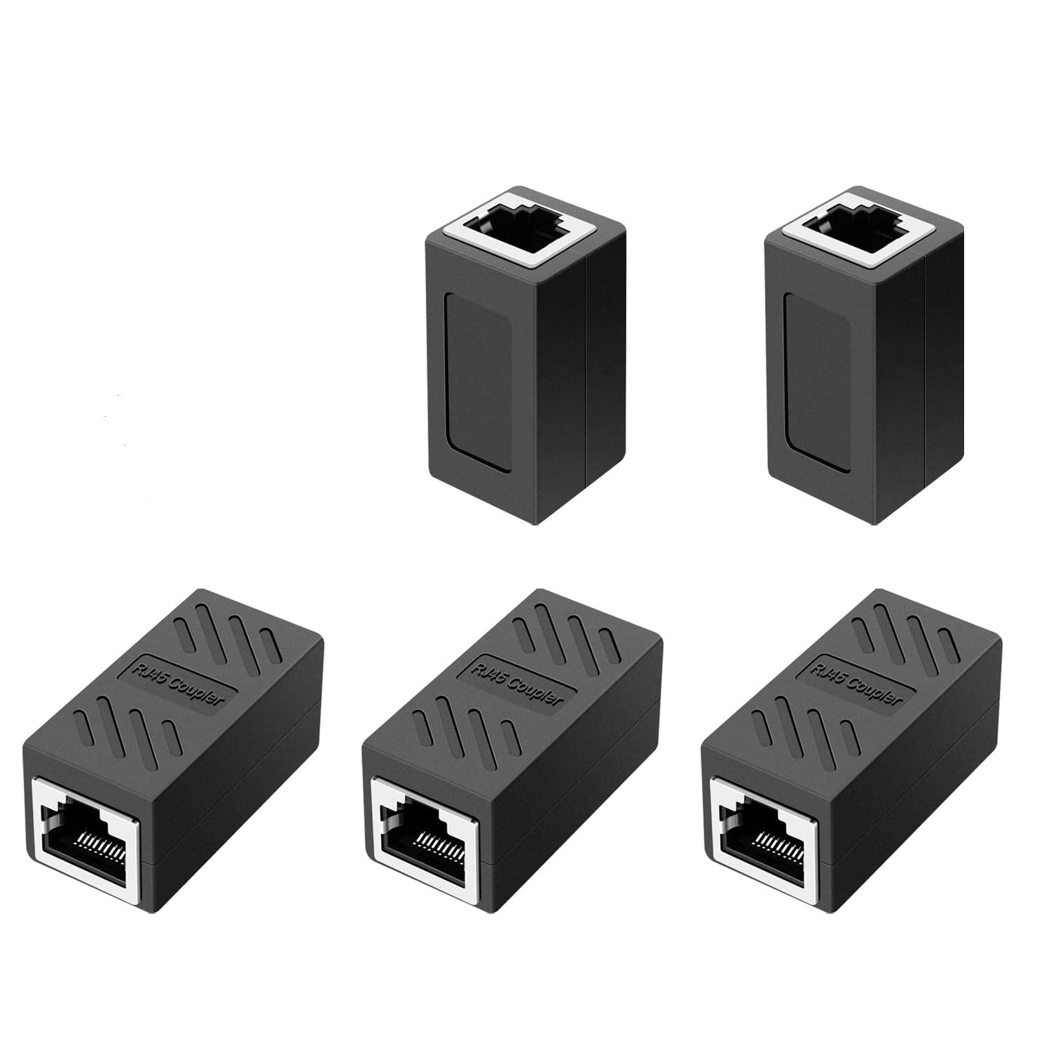 Coupleur aligné RJ45, coupleur RJ45, coupleur de réseau, pour connecteur d'extension de câble Ethernet Cat7/Cat6/Cat5e/Cat5 - femelle