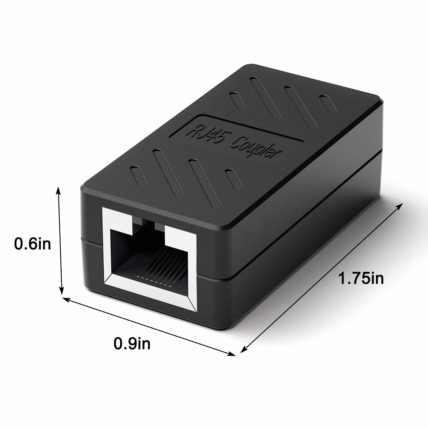 Coupleur aligné RJ45, coupleur RJ45, coupleur de réseau, pour connecteur d'extension de câble Ethernet Cat7/Cat6/Cat5e/Cat5 - femelle