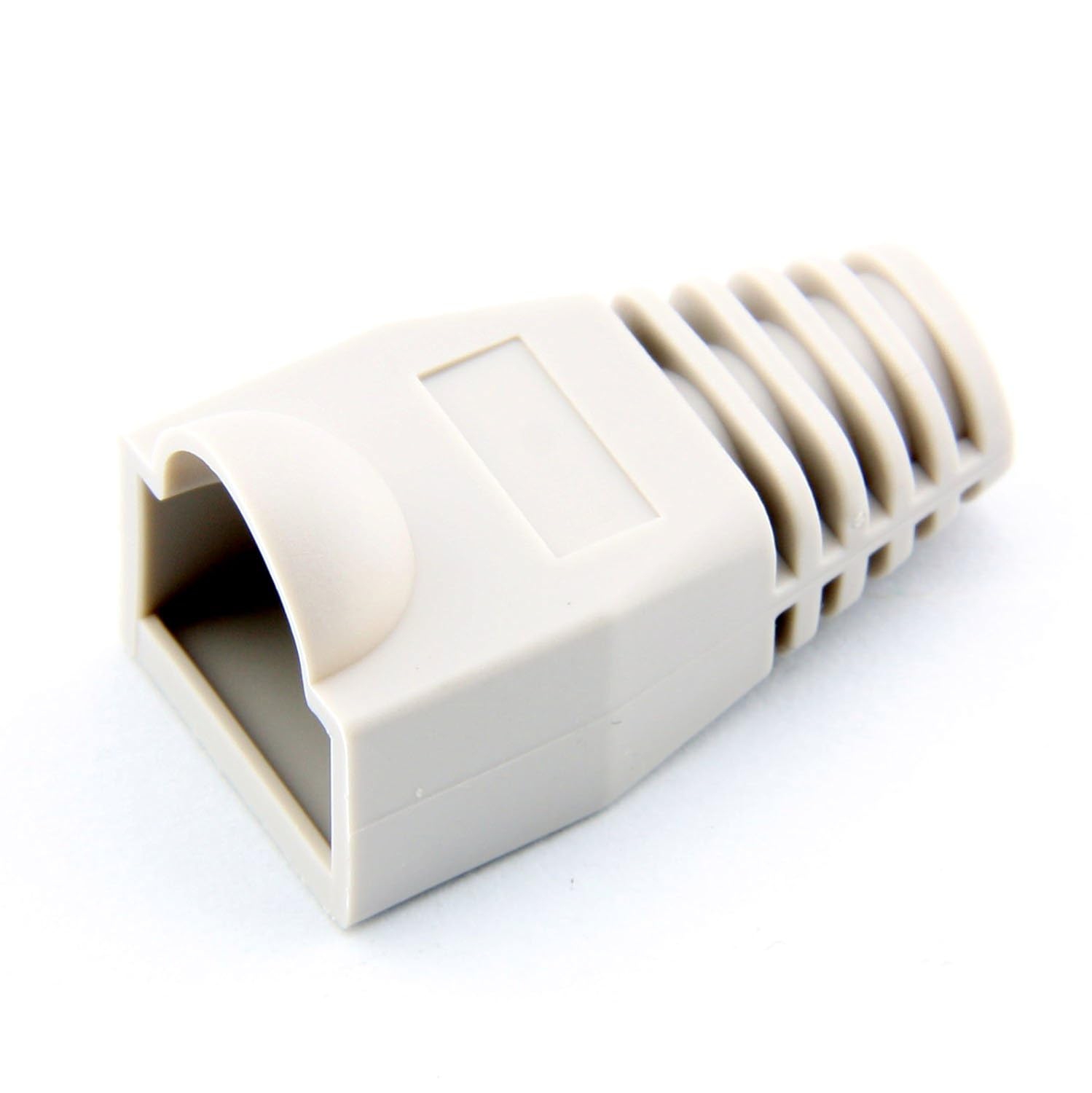 100-Pack CAT5E CAT6 RJ45 Ethernet Network Cable Strain Relief Boots - White