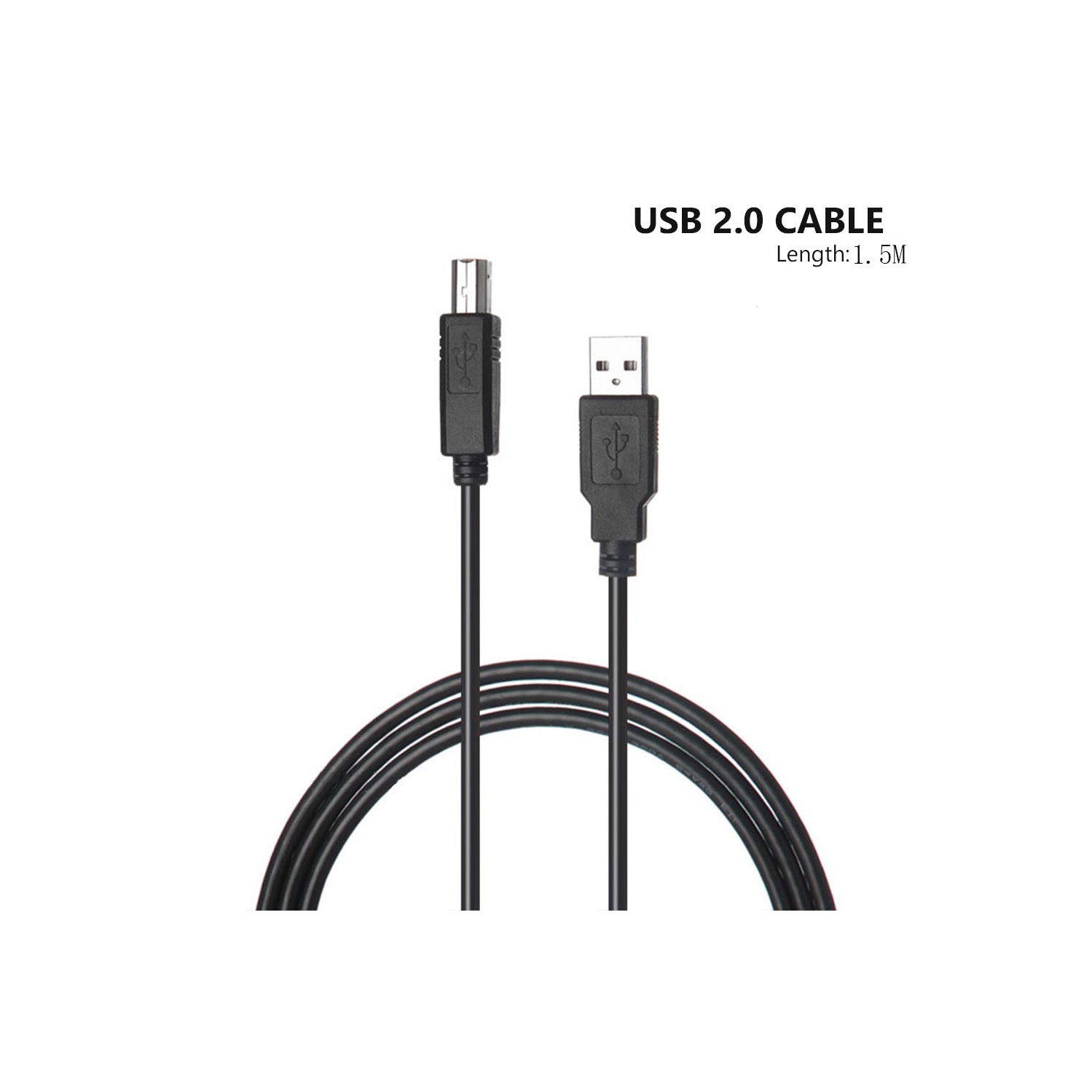 USB Printer Cable Cord Compatible for HP Laserjet Pro M404dn M404dw M454dw M477fdw M479fdn M102w M251nw M227FDN,Envy