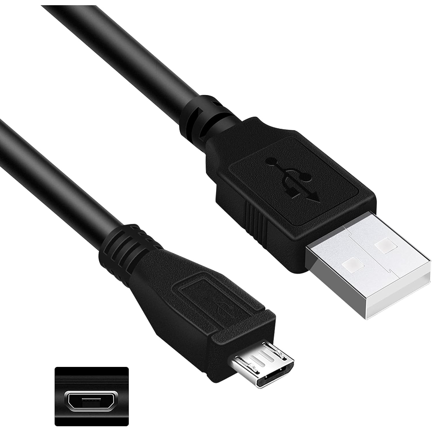 3FT Replacement Micro USB 2.0 PC Computer Sync Data Power Charger Cable Cord for VTech Kidizoom Smartwatch