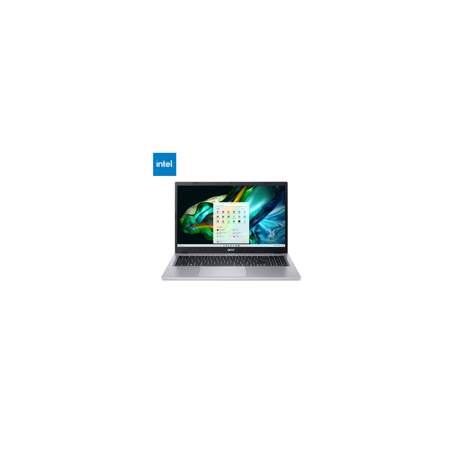 Refurbished (Excellent) - Acer Aspire 3 15.6" Laptop - Silver (Intel Core i3-N305/512GB SSD/8GB RAM/Windows 11)