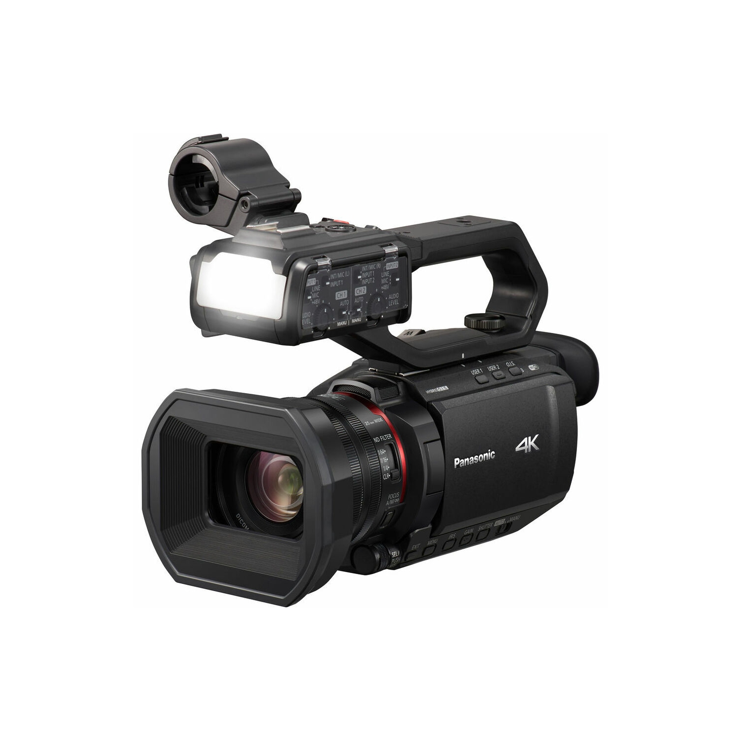 Caméscope mobile HC-X20 4K de Panasonic avec connectivité riche - Trousse d'accessoires 13PC