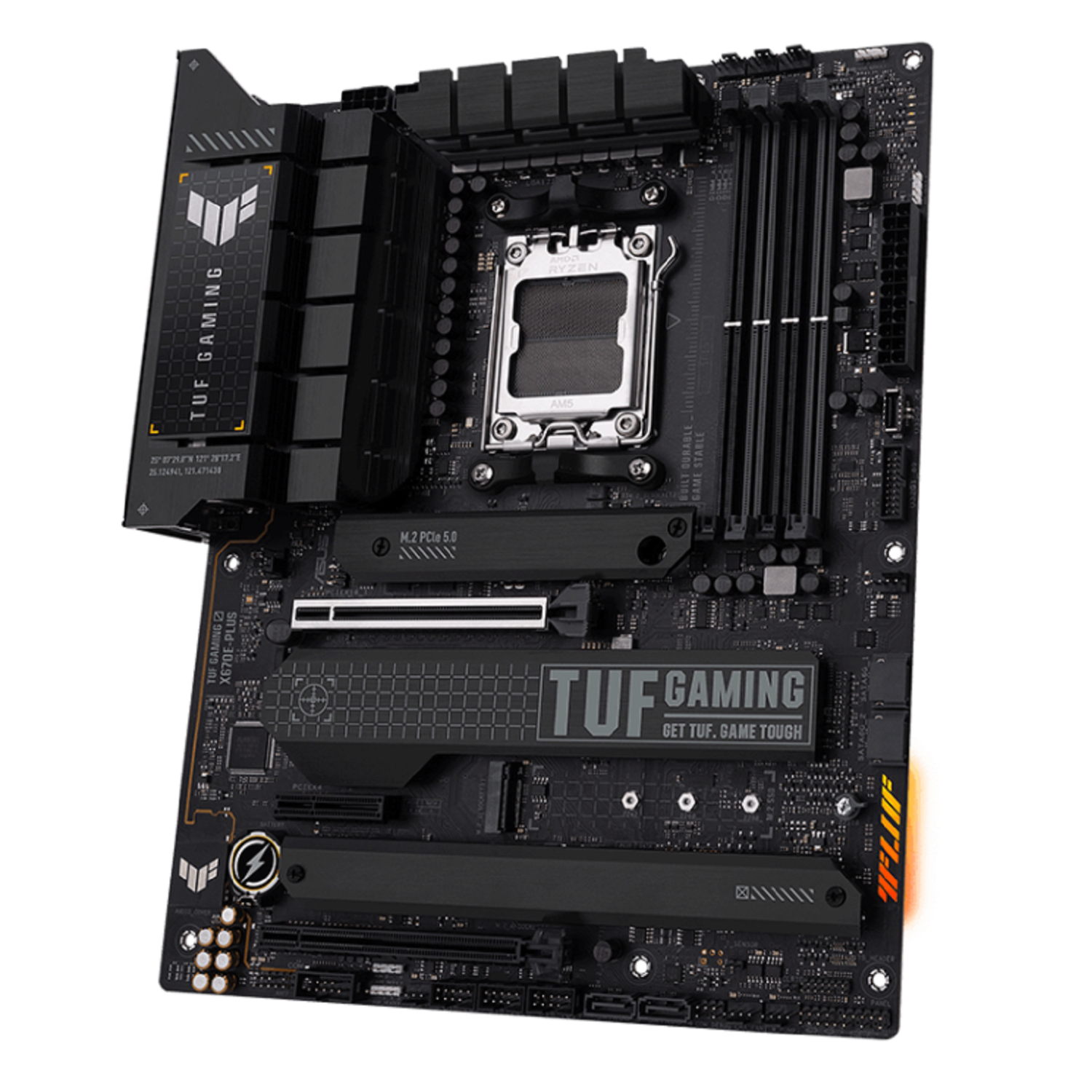 Refurbished (Good) Asus TUF Gaming X670E-PLUS Gaming Wi-Fi 6E AM5 DDR5 Motherboard for AMD Ryzen 7000 Series CPUs