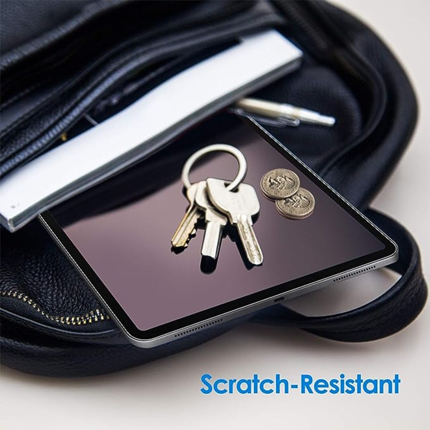 2-PACK - Screen Protector for iPad Pro 12.9 Inch 2022/2021/2020/2018 Model, Face ID Compatible, 9H Tempered Glass Film