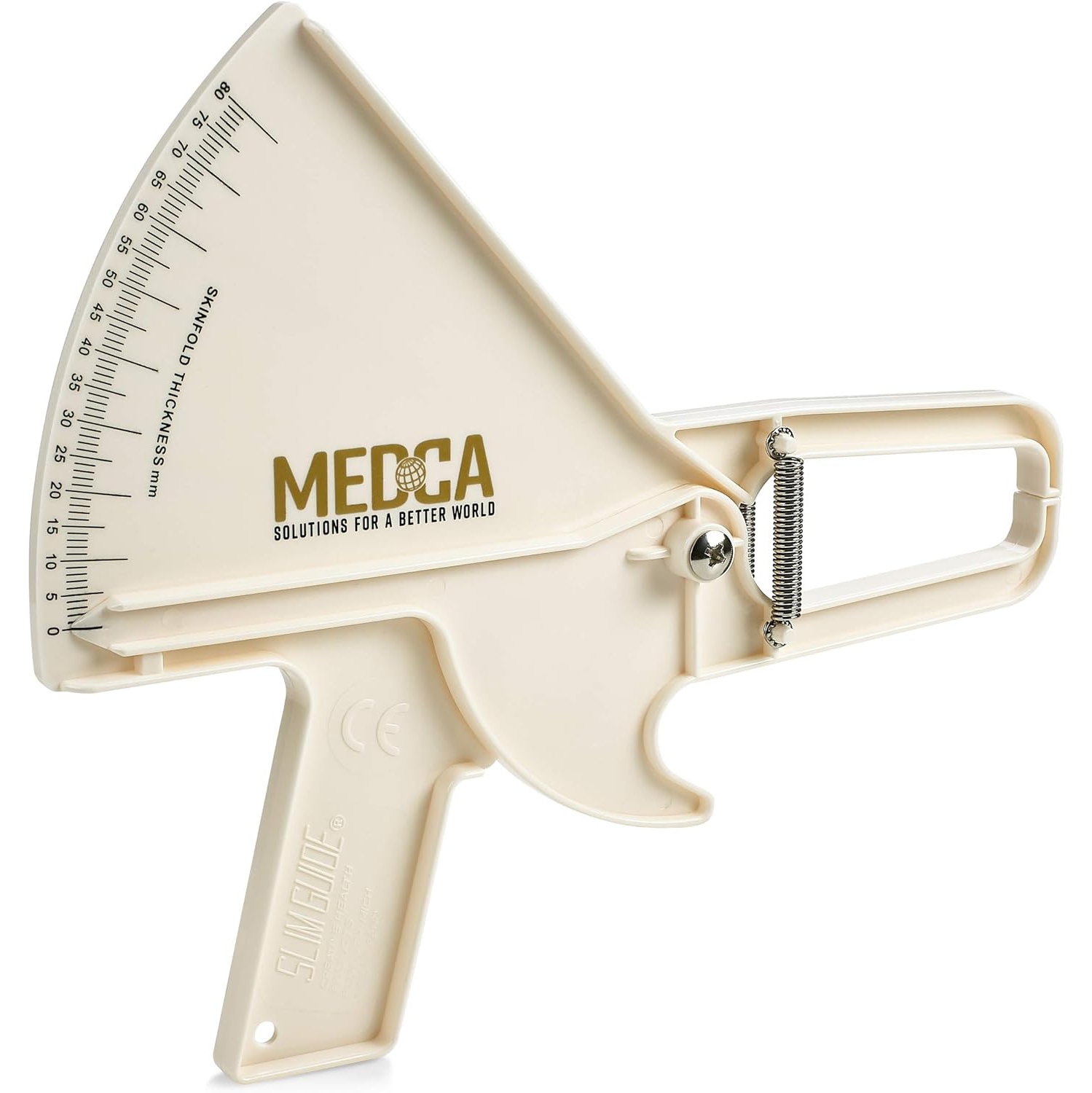 Pro Body Skin Caliper - Handheld Bmi Measuring Tool - Accurate Skinfold Caliper Measures Fat for Men and Women, for Monitoring Fitness and Weight