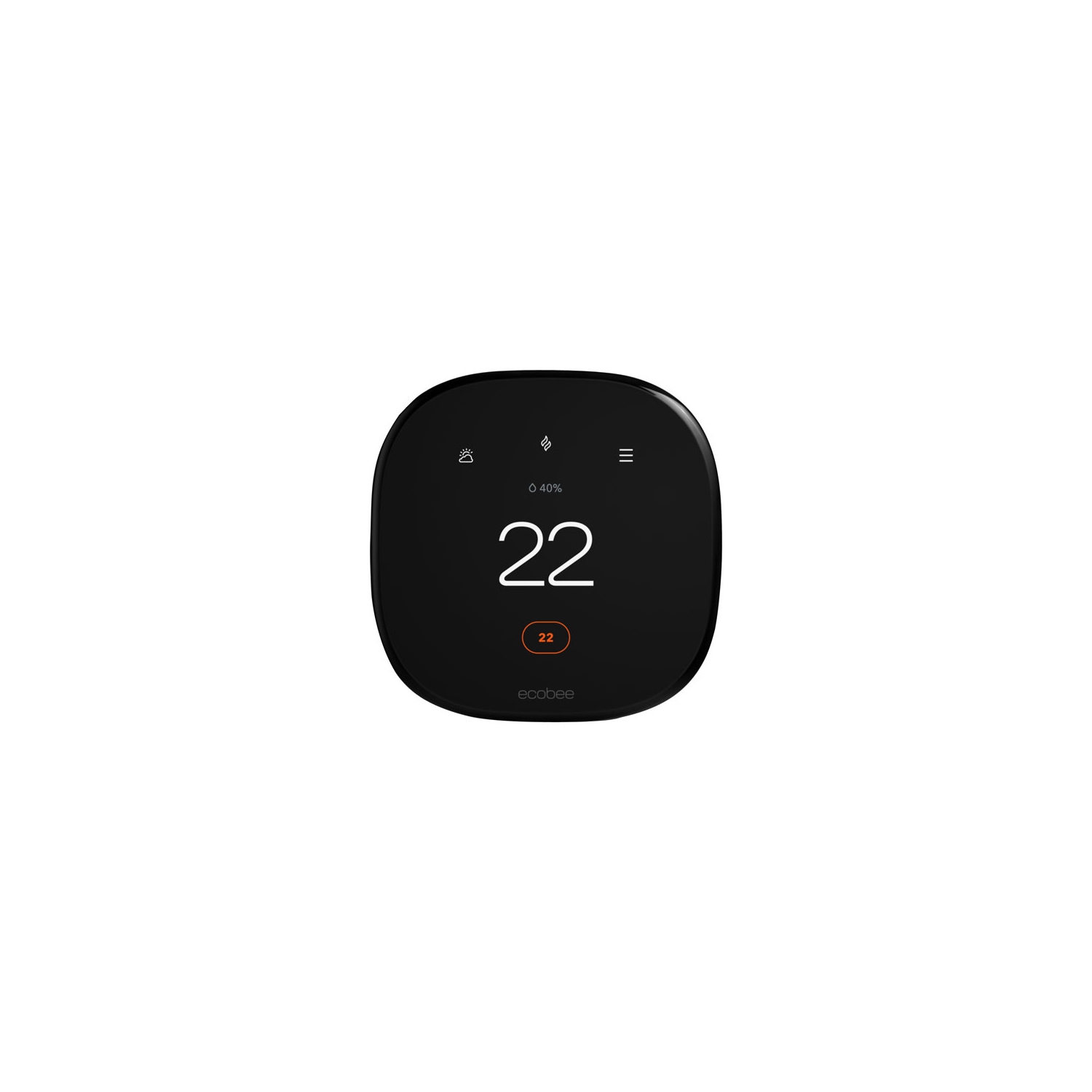 Thermostat intelligent amélioré d’ecobee fonctionne avec Alexa et Apple Home Kit, noir…