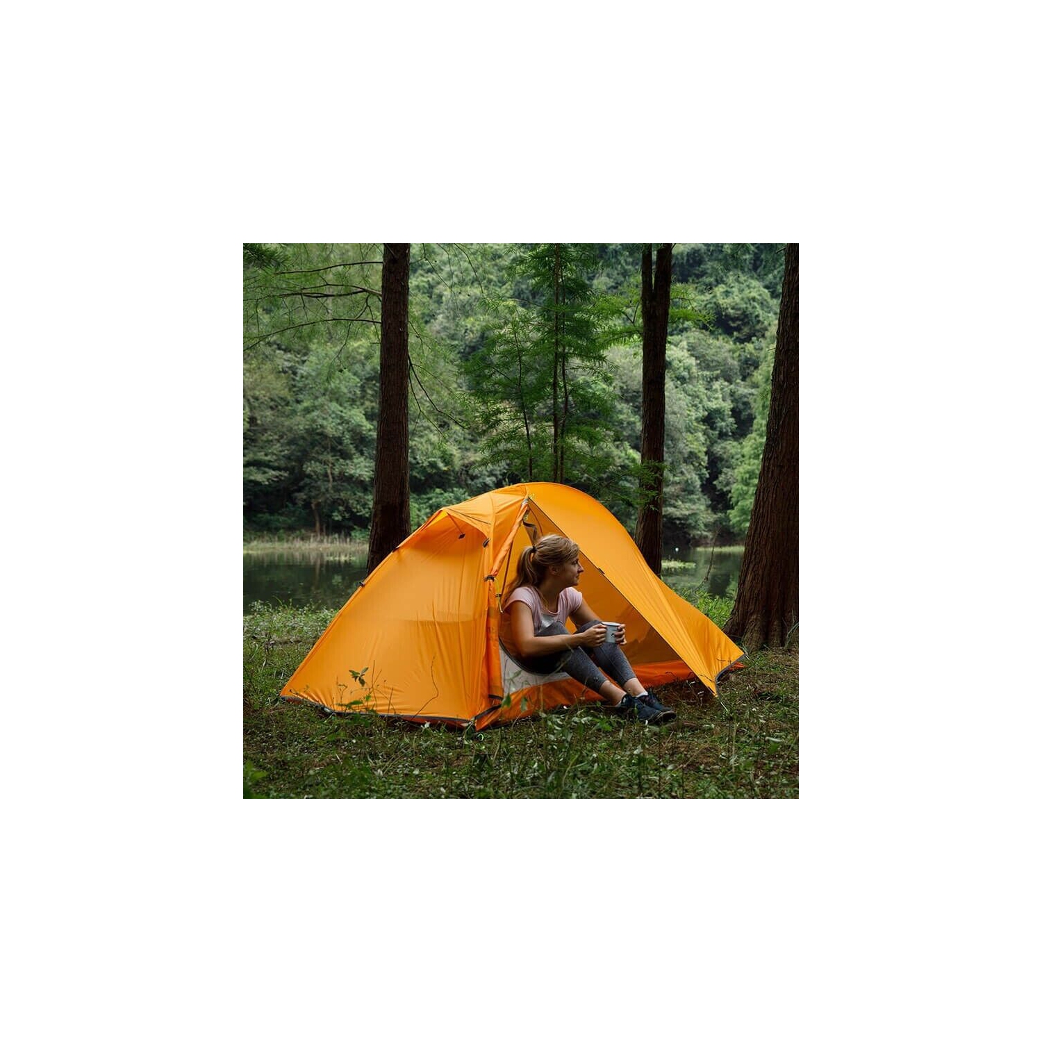 Naturehike Cycling Ultralight 2 Man Tent + Mats | Tent Backpacking & Footprint