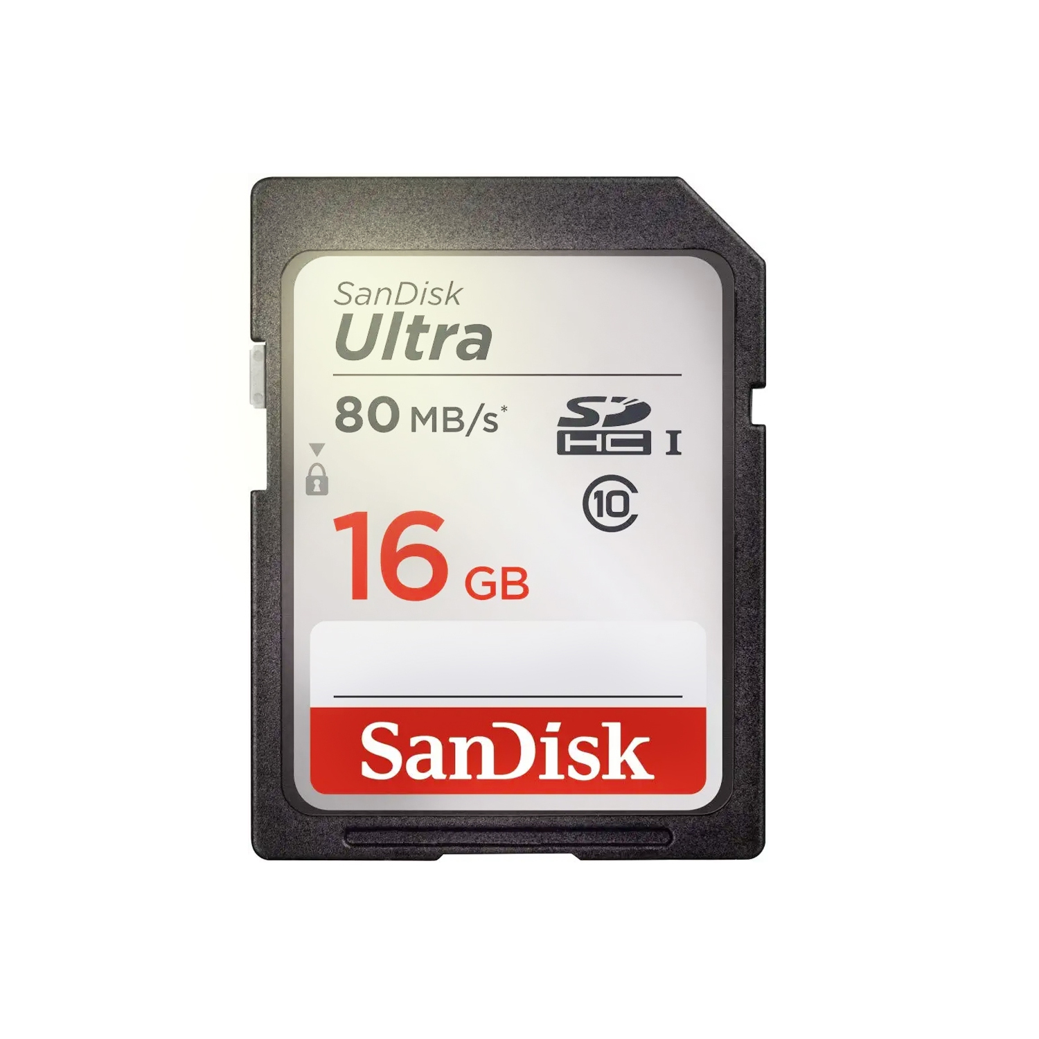 SanDisk Ultra 16GB Class 10 SDHC UHS-I Memory Card up to 80MB/s SDSDUNC-016G-GN6IN