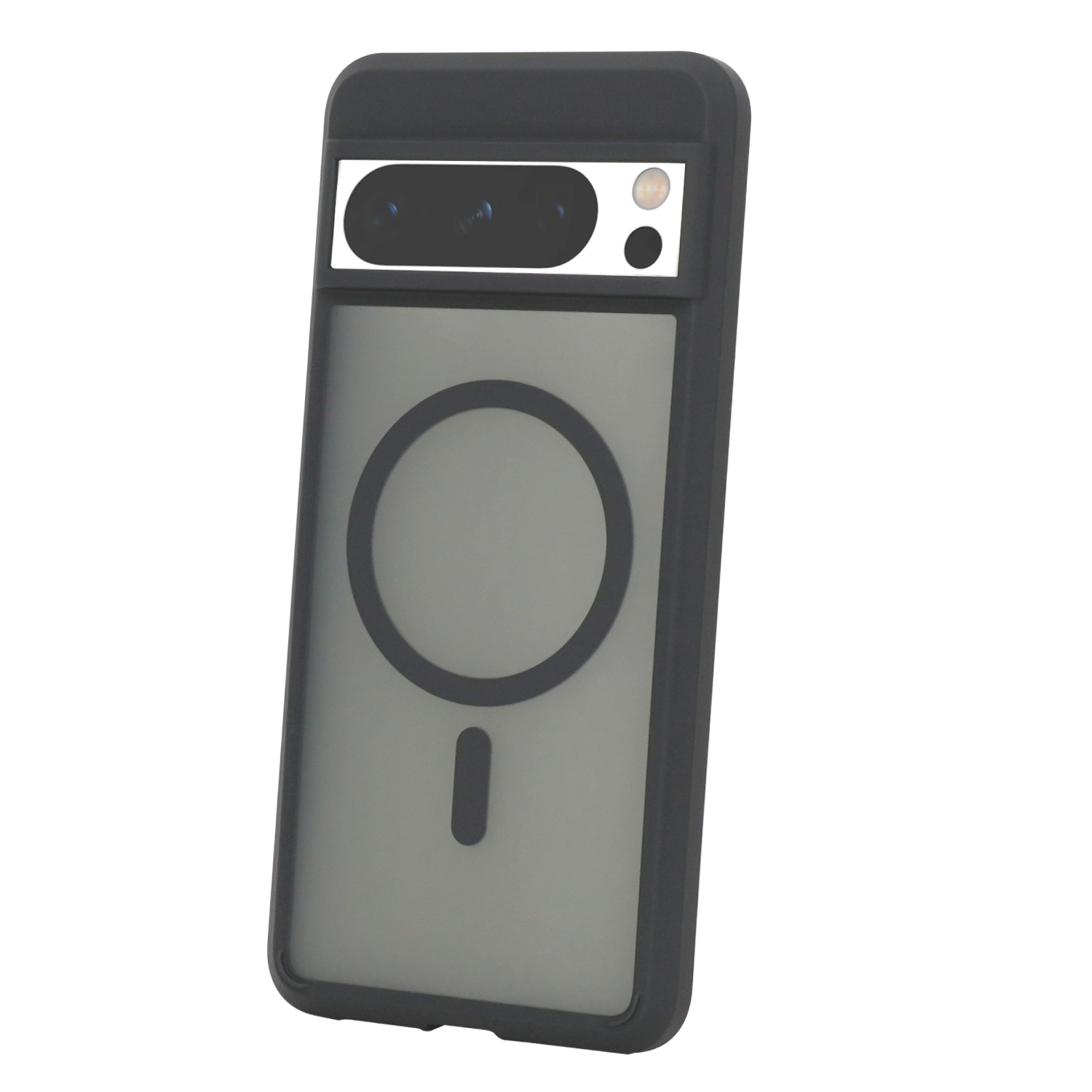 Étui rigide ajusté GlideGuard de TUFF8 avec MagSafe pour Pixel 8 Pro de Google - Noir fumée