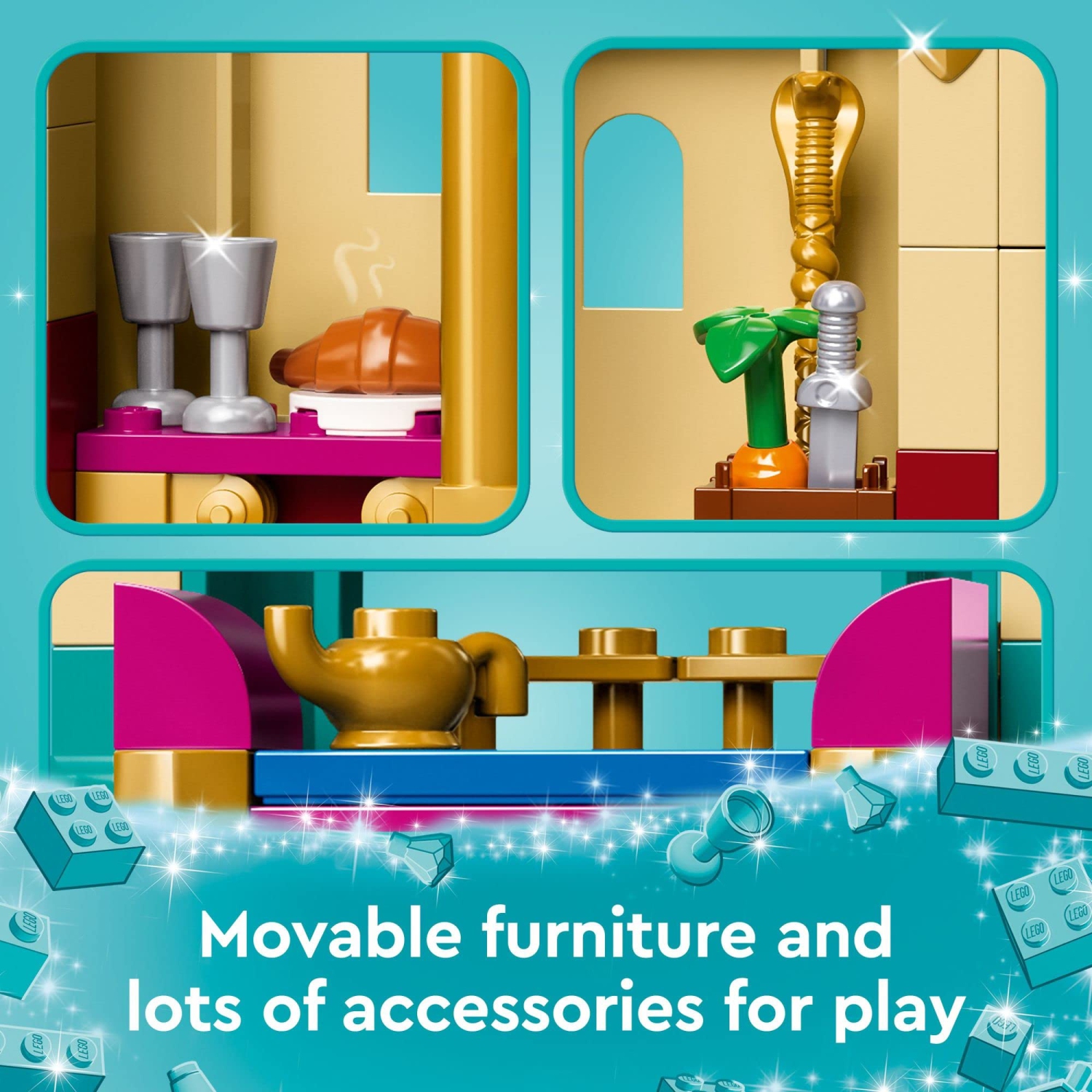 LEGO Disney Jasmine and Mulan's Adventure 43208 Building Kit