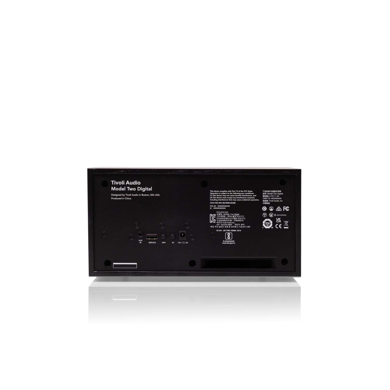 Tivoli Audio Model Two Digital Wi-Fi Streaming Smart Speaker - Black