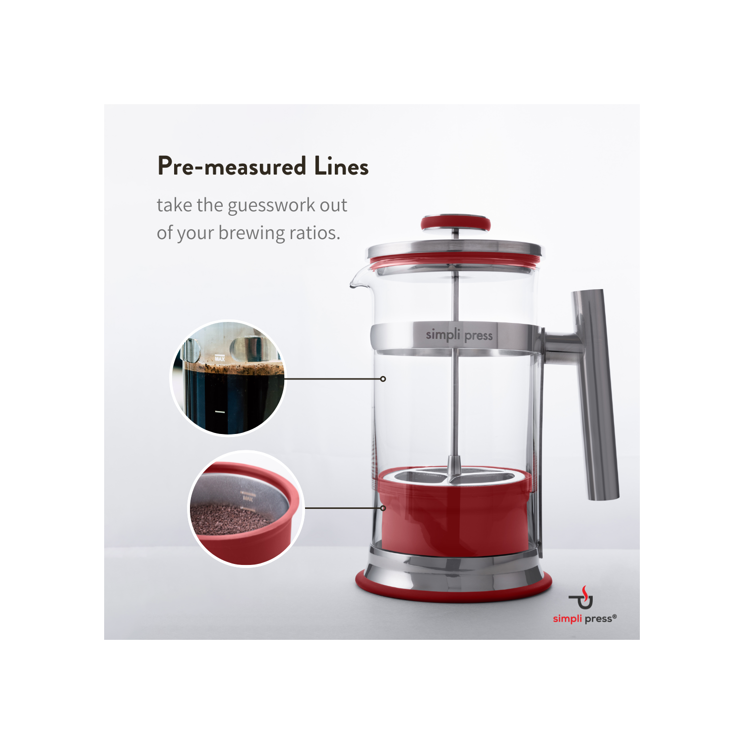 Simpli Press French Press Coffee Maker