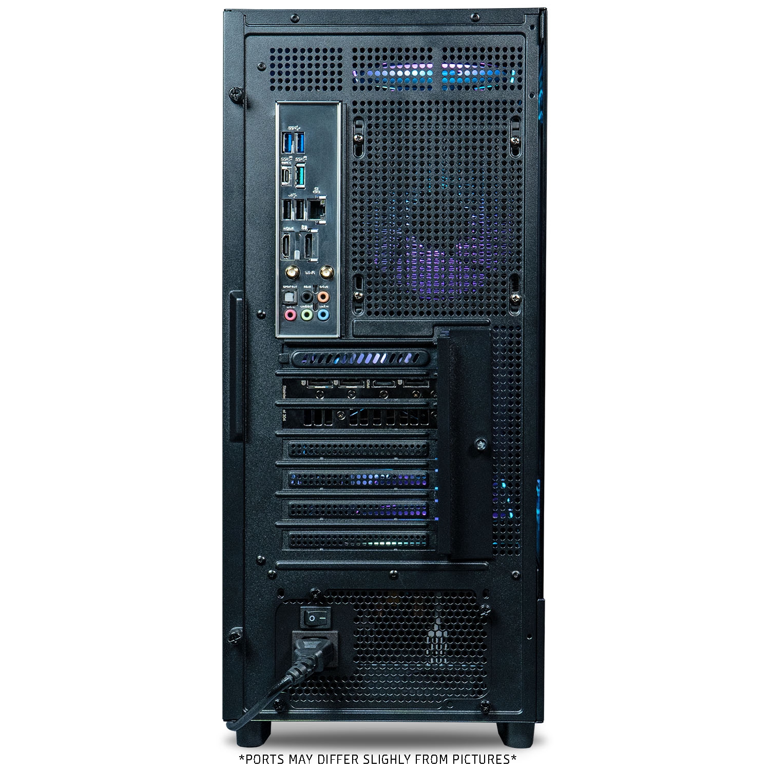 ViprTech Overlord 2.0 Wood Gaming PC - AMD Ryzen 7 5700X, AMD RX 9060 XT 16GB, 32GB DDR4, 2TB SSD, 800W Gold, VR-Ready, Keyboard Mouse, Desktop, Black