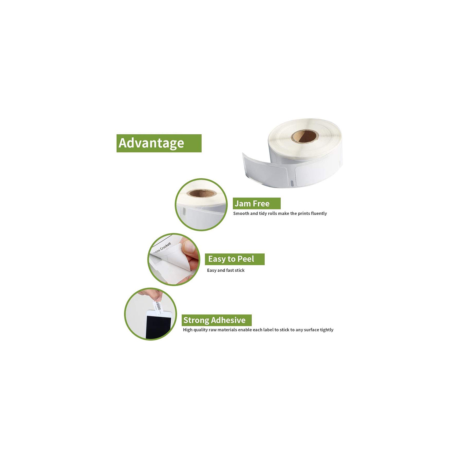 DYMO Compatible A30347 Labels 100 Rolls