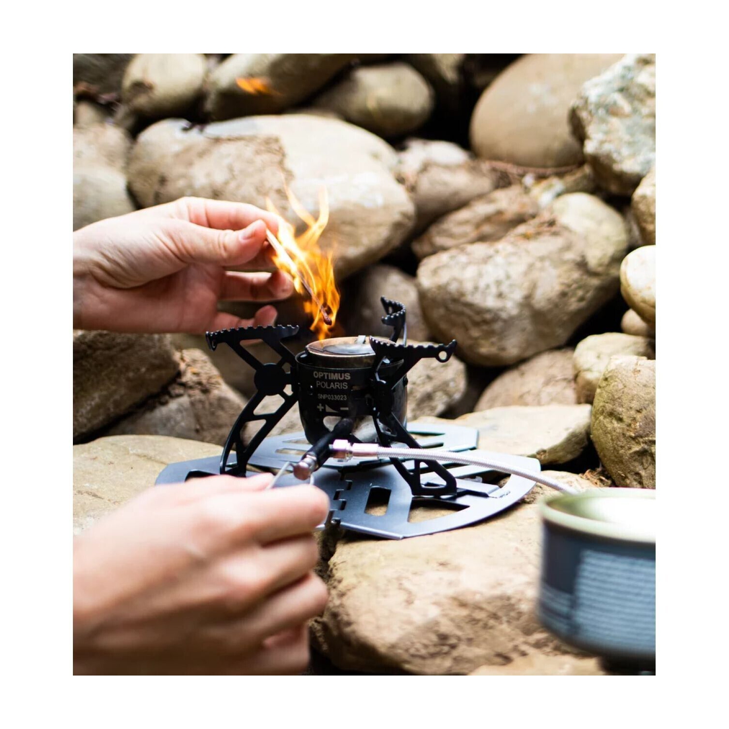 Optimus FEATURED Camping Stove Stand | Accessories for Optimus' Polaris/Nova/Vega: Gas, Liquid Fuel & Hybrid Stoves