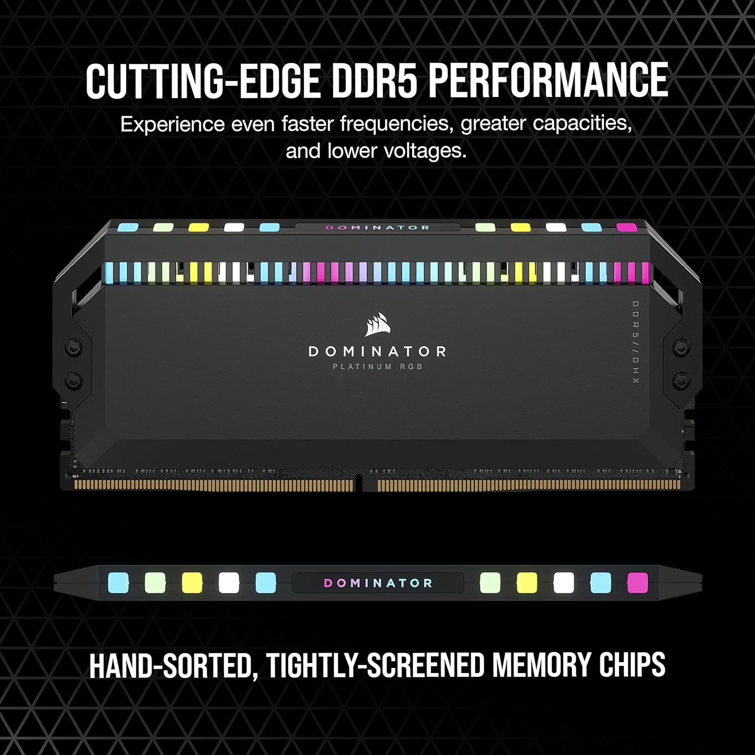 メモリー CORSAIR DOMINATOR PLATINUM RGB 32GB DDR5 DOMINATOR® PLATINUM RGB 32GB (2x16GB) DDR5 DRAM 6000MT/s C30