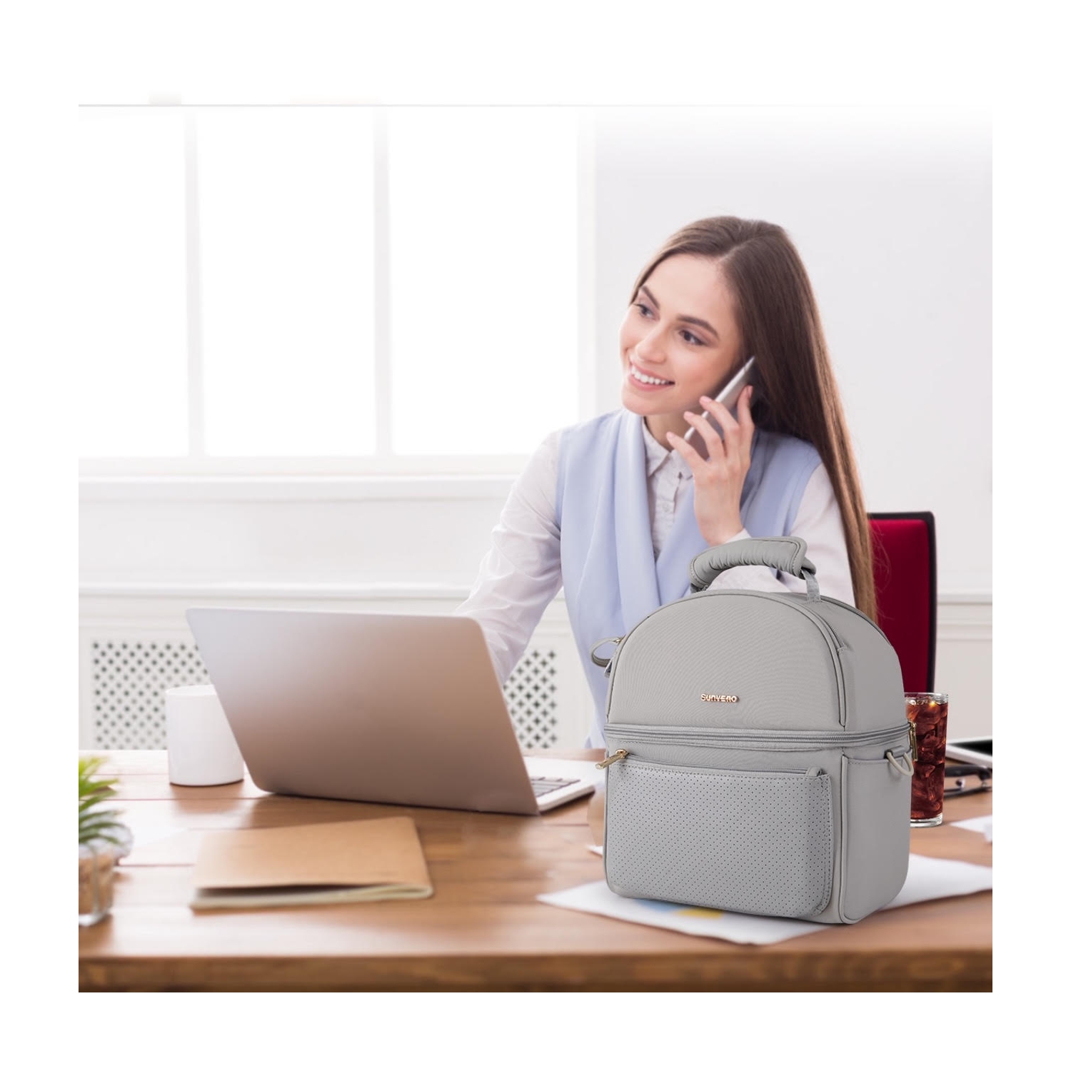 Sunven Breastmilk Cooler Bag Lunch Bag